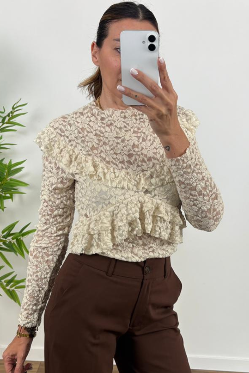 Maglia Lora burro|Colore:Burro