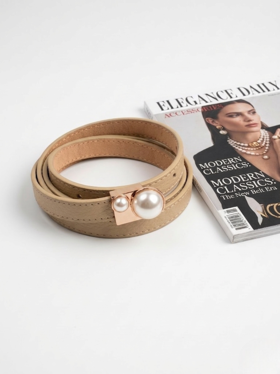 Cintura Perly beige|Colore:Beige