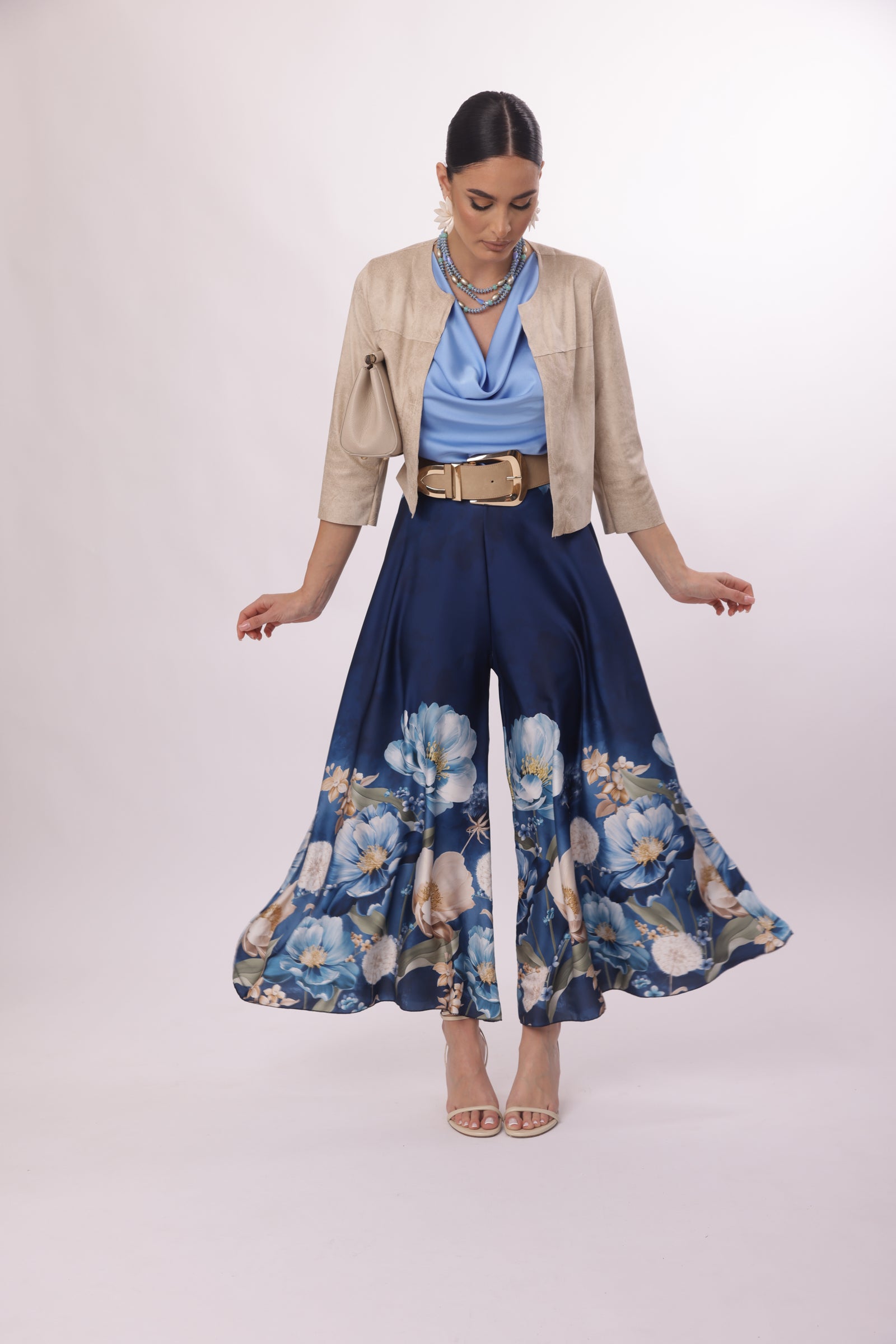 Pantagonna Flower Blu|Colore:Blu