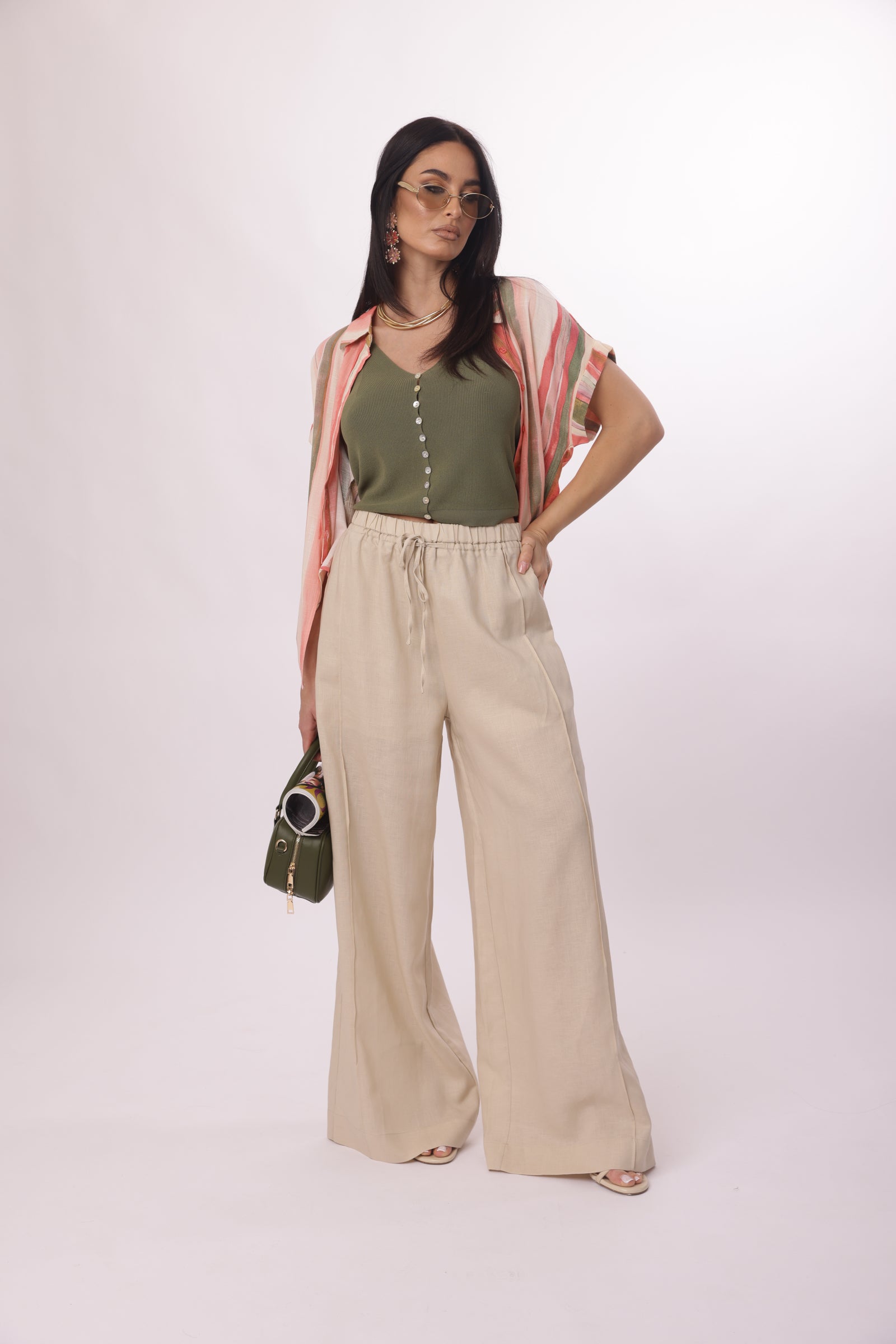 Pantalone Maiori Beige|Colore:Beige