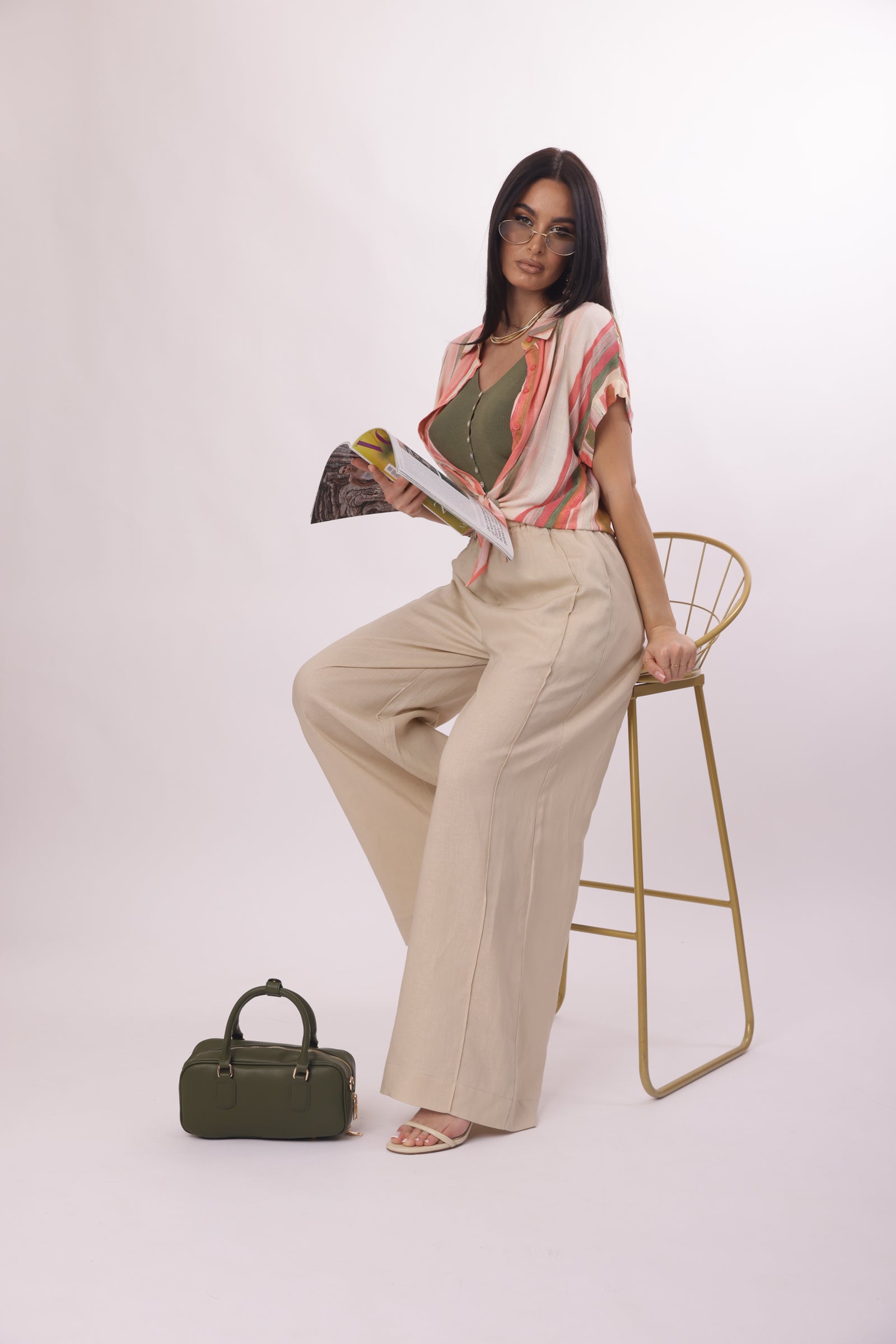 Pantalone Maiori Beige|Colore:Beige
