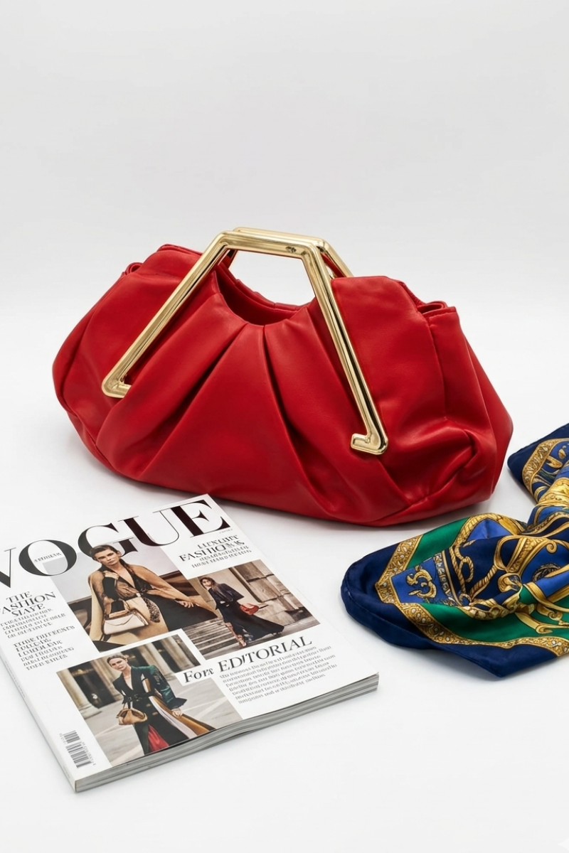 Clutch Elisa rosso|Colore:Rosso