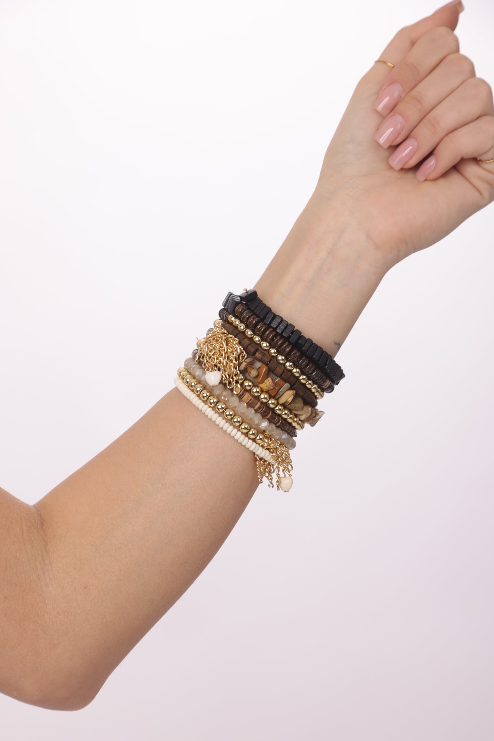 Bracciale Spirale Molly nero|Colore:Nero