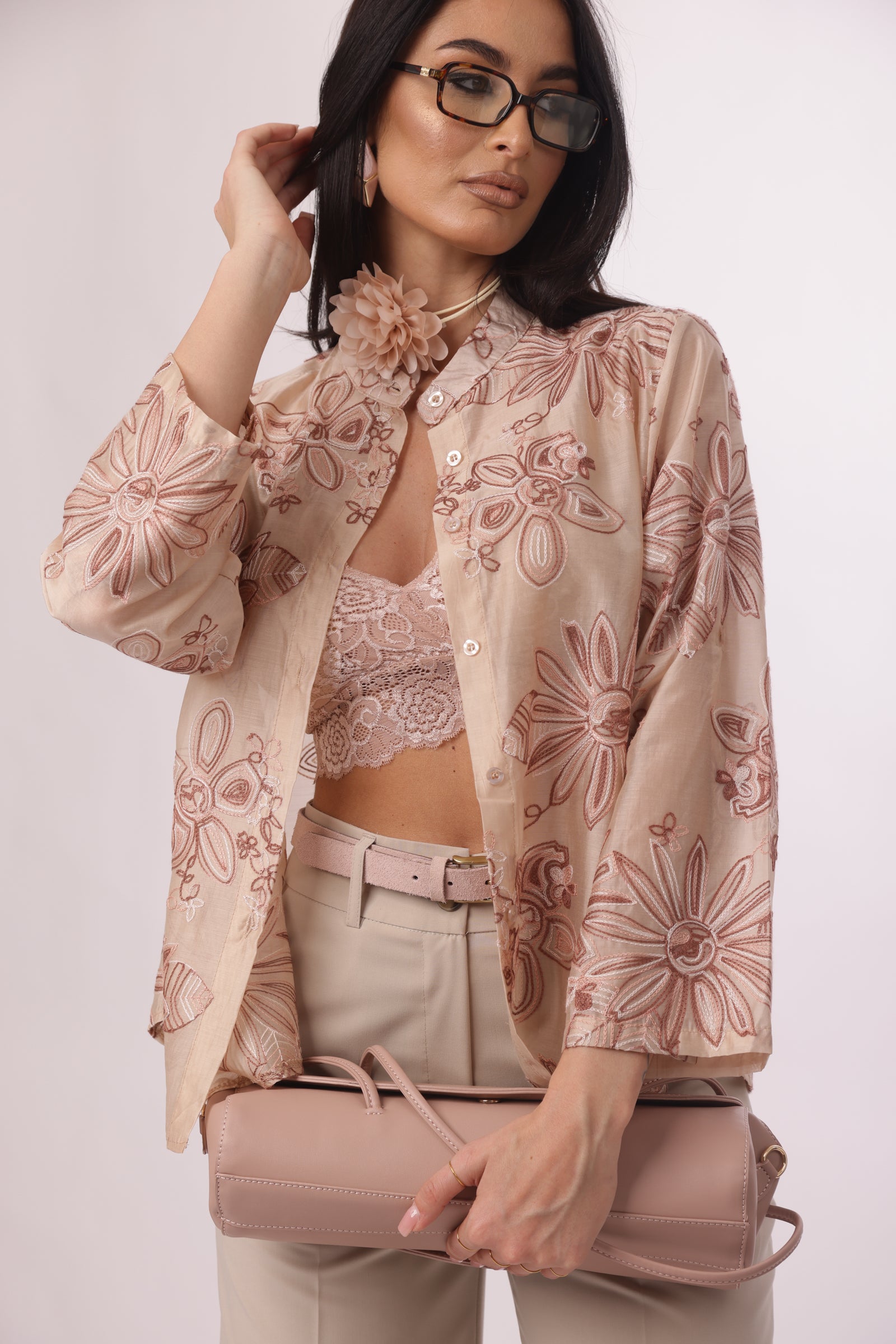 Camicia Positano rosa|Colore:Rosa