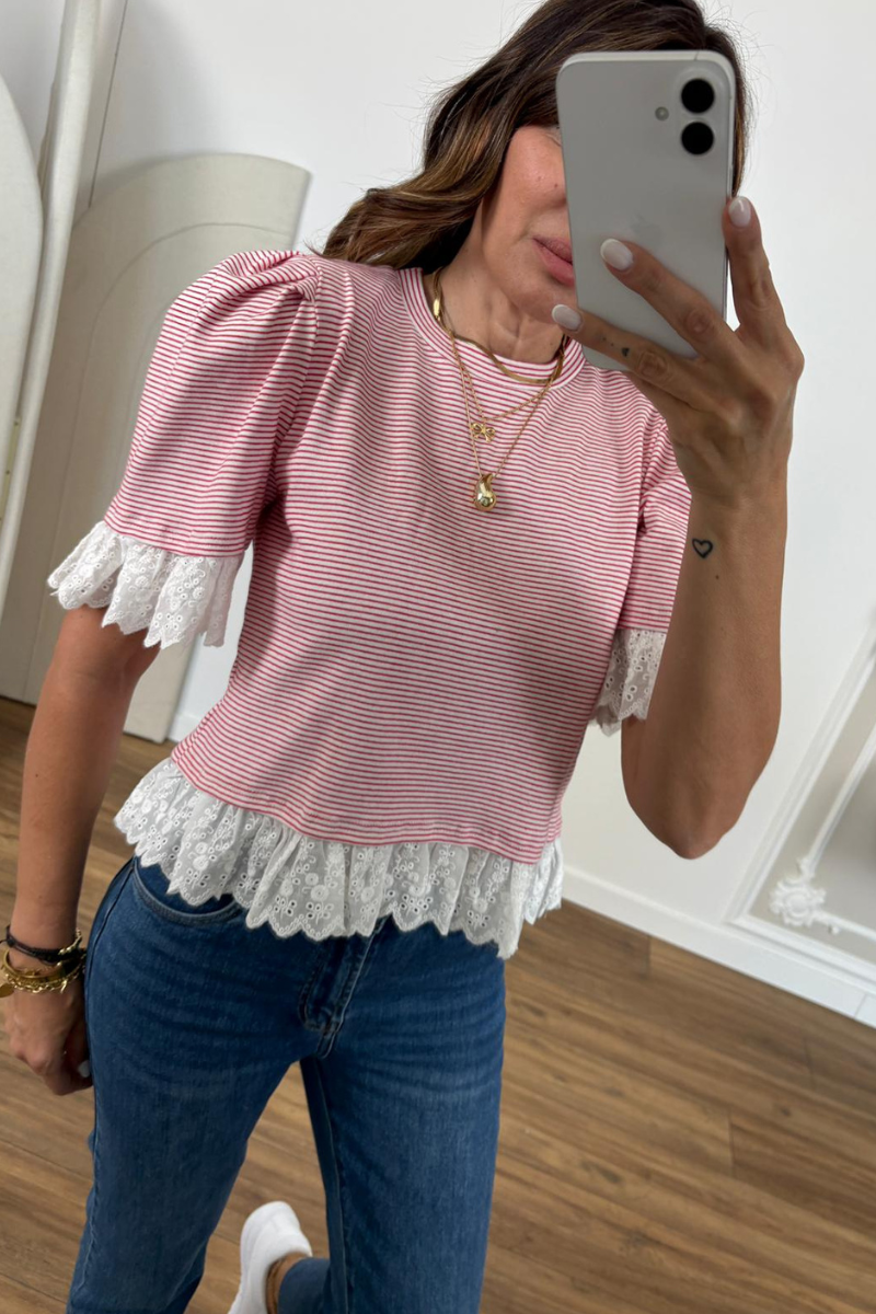 Maglia Morin rosso|Colore:Rosso
