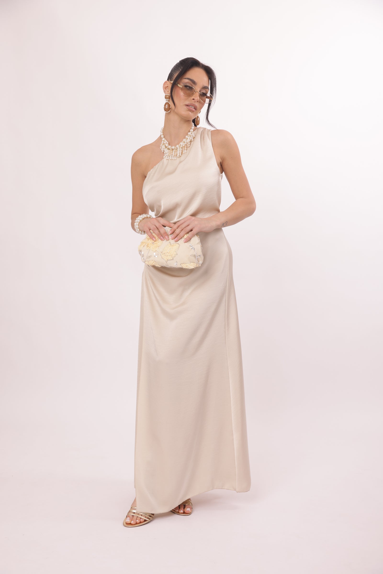 Abito Odette Beige|Colore:Beige