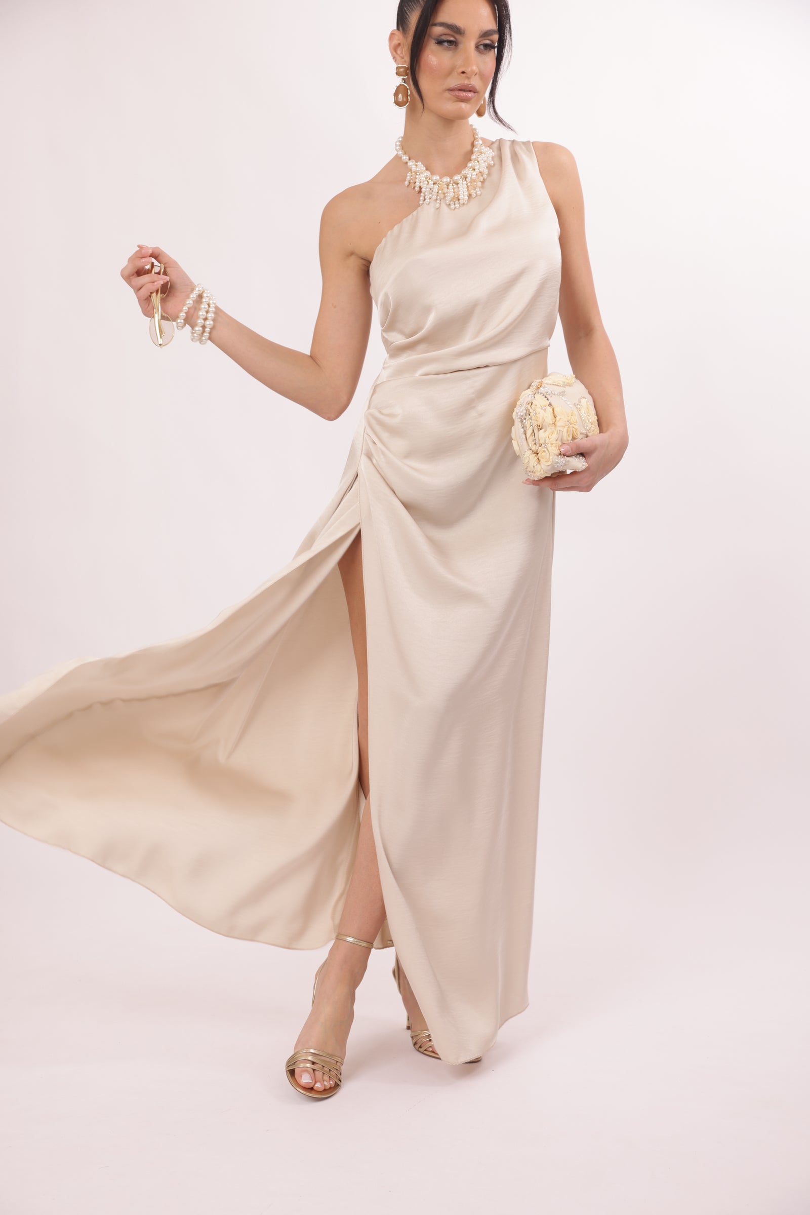 Abito Odette Beige|Colore:Beige
