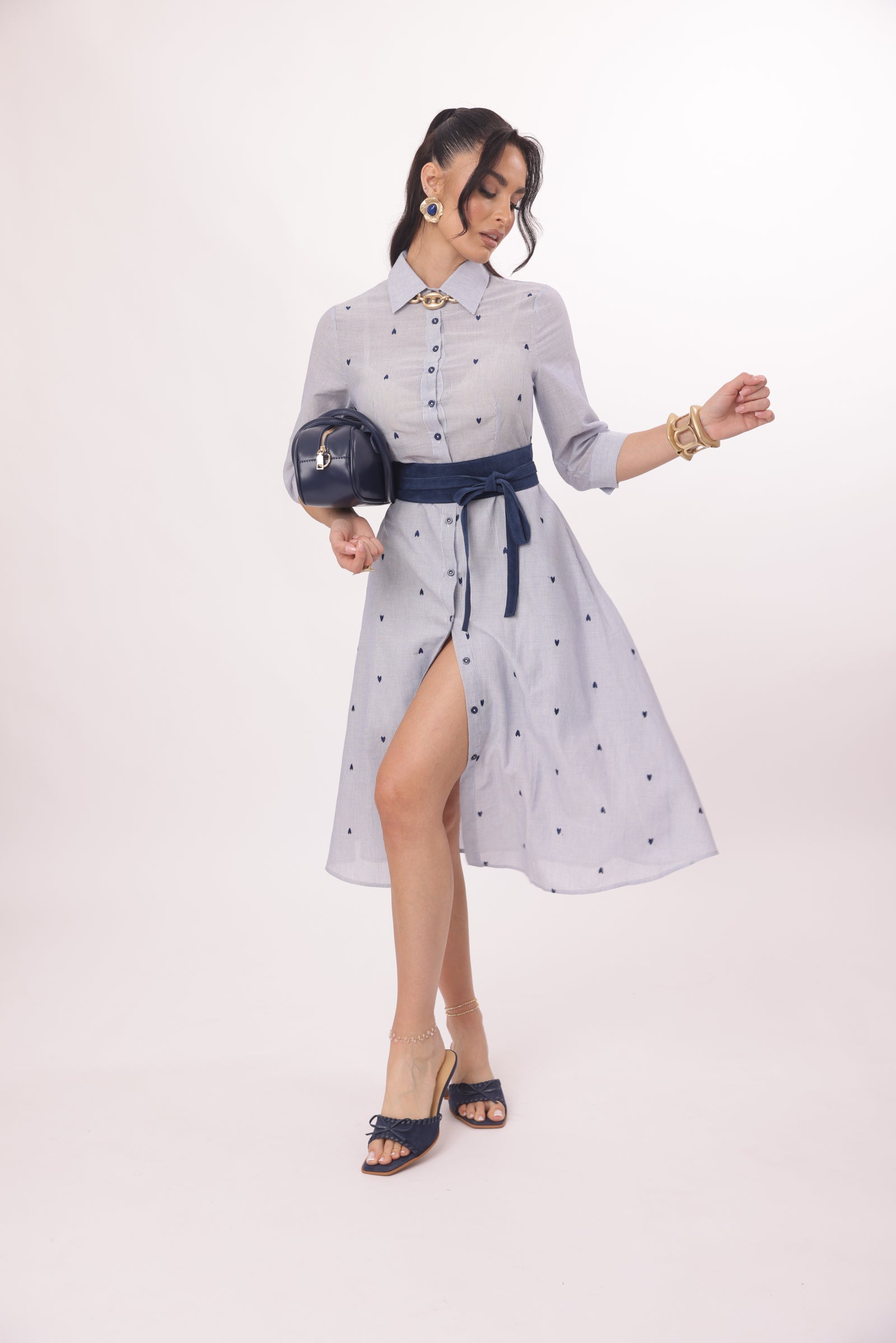 Abito Samantha azzurro|Colore:Azzurro