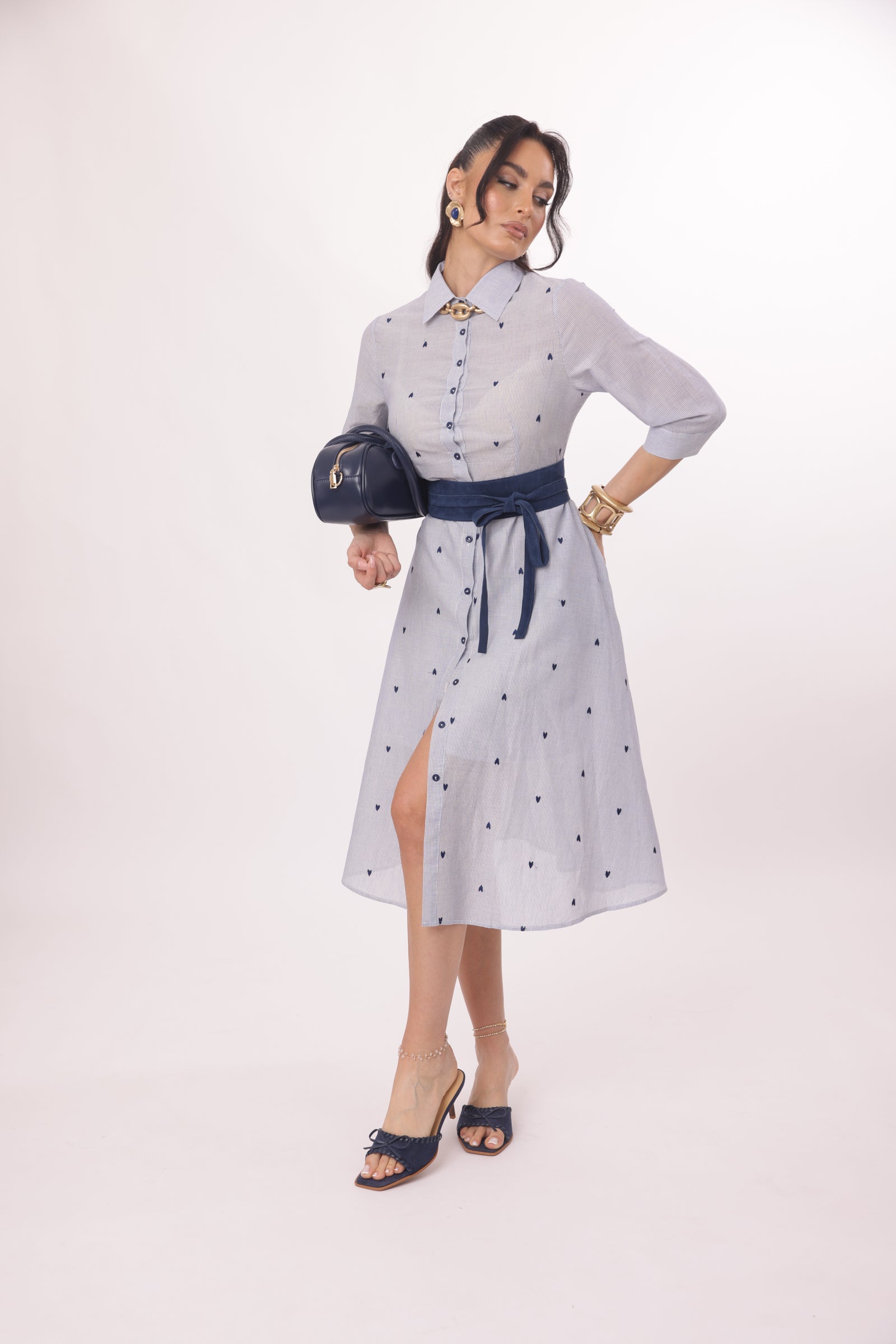 Abito Samantha azzurro|Colore:Azzurro