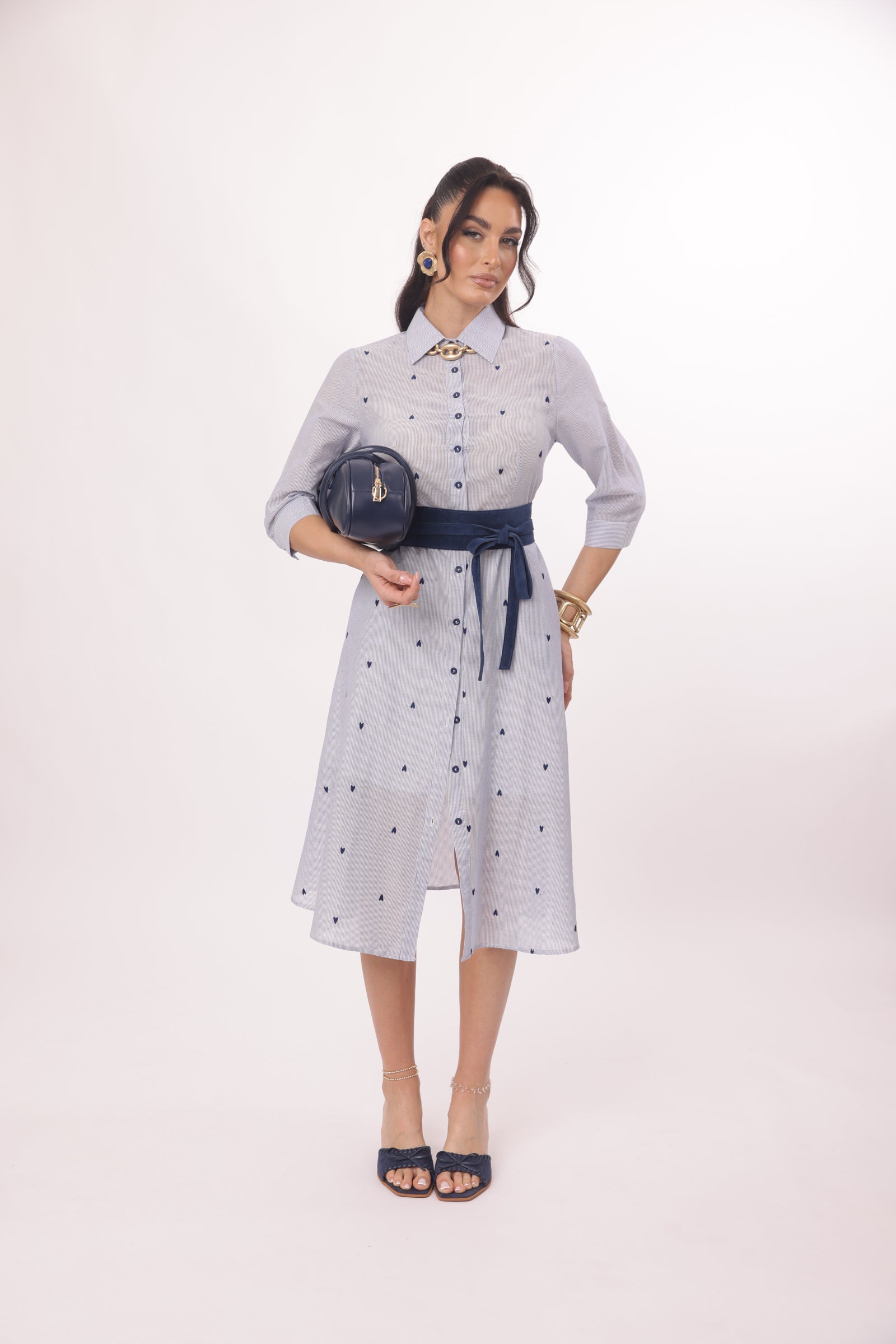 Abito Samantha azzurro|Colore:Azzurro