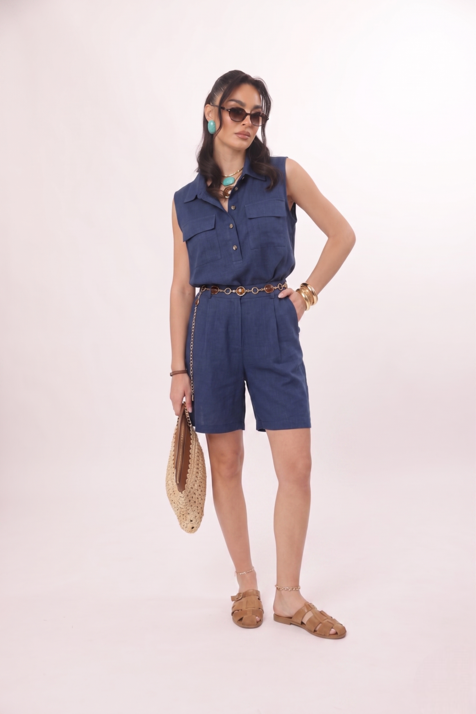 Coordinato Tenerife blu|Colore:Blu