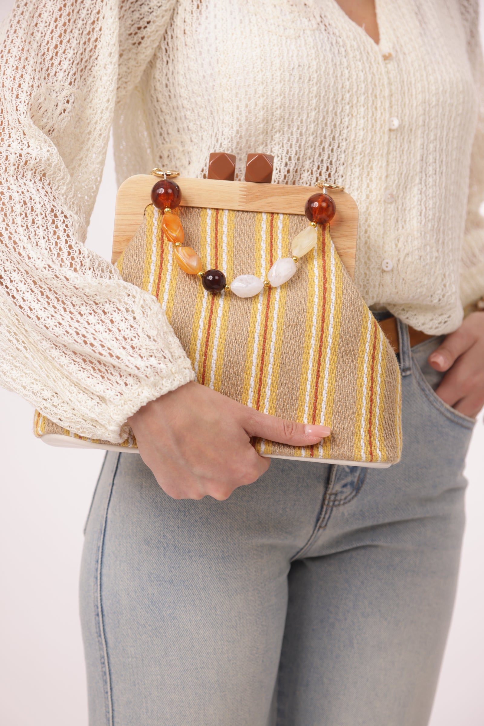 Borsa Grace Ocra|Colore:Ocra