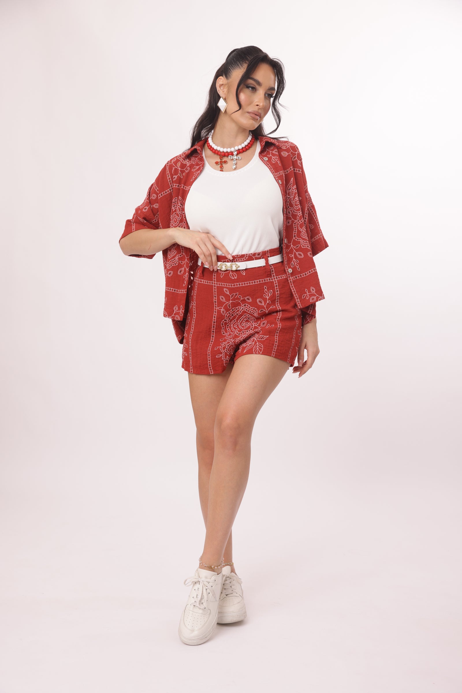 Shorts Bonny rosso|Colore:Rosso