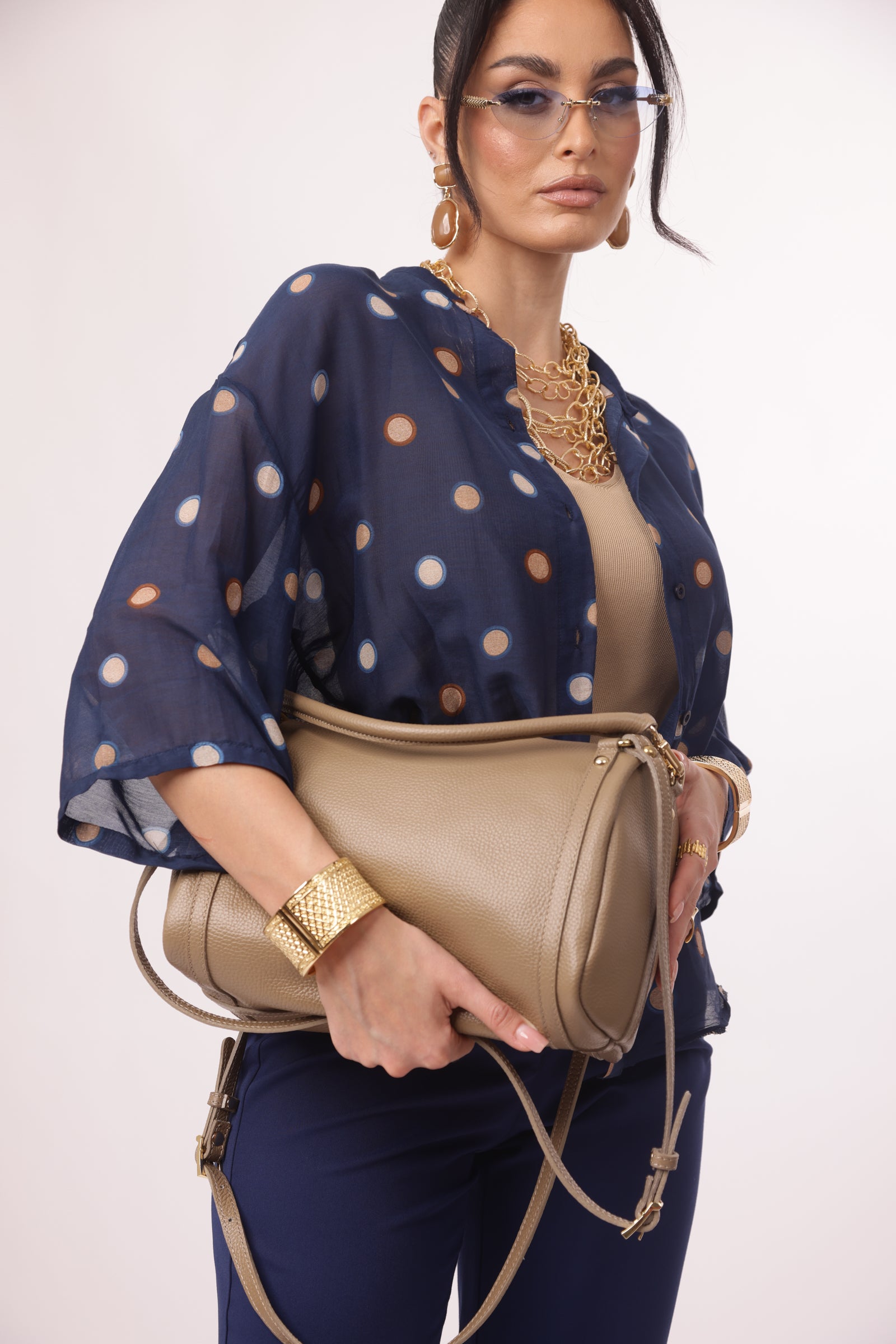Camicia Eclissi blu|Colore:Blu