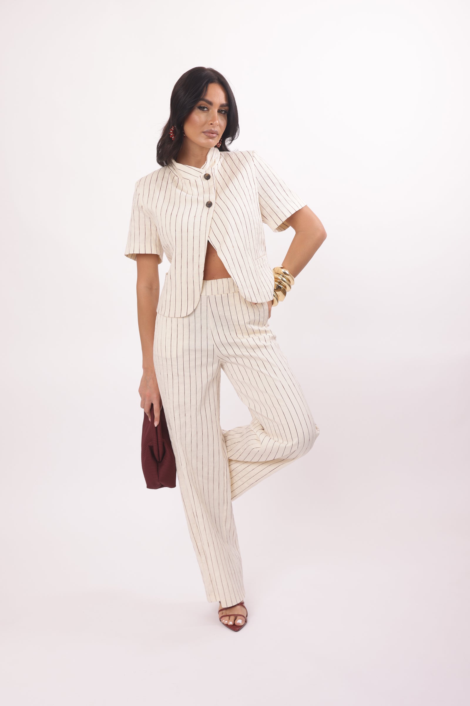 Pantalone Icon avorio|Colore:Avorio