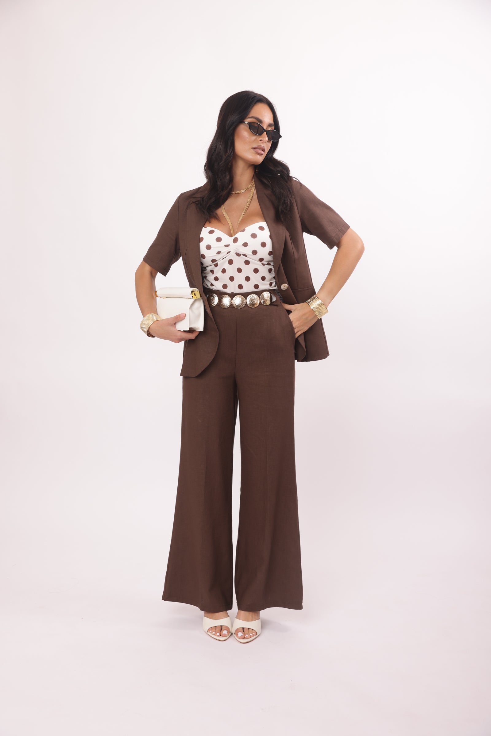 Pantalone Elisabeth testa di moro|Colore:Testa di moro
