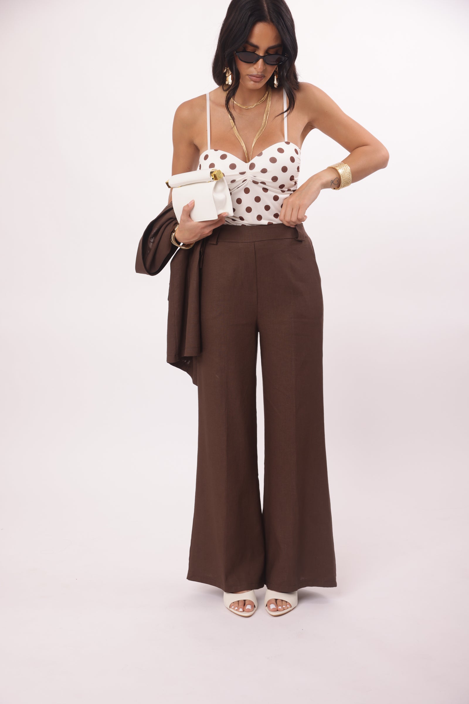 Pantalone Elisabeth testa di moro|Colore:Testa di moro