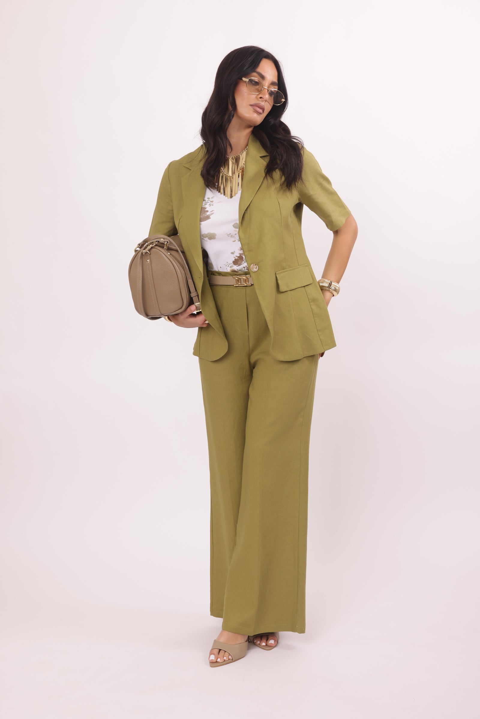 Pantalone Elisabeth Verde|Colore:Verde