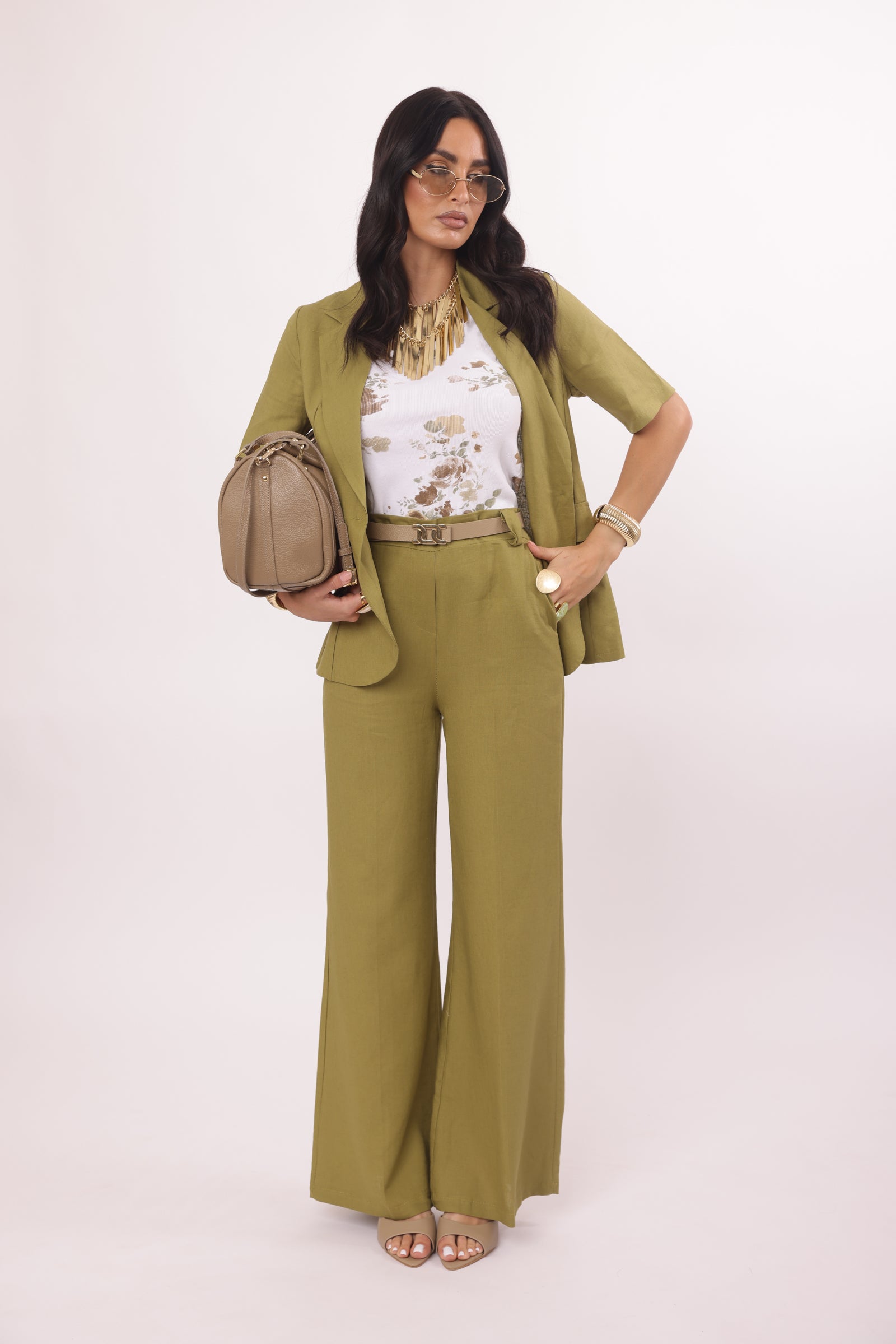 Pantalone Elisabeth Verde|Colore:Verde