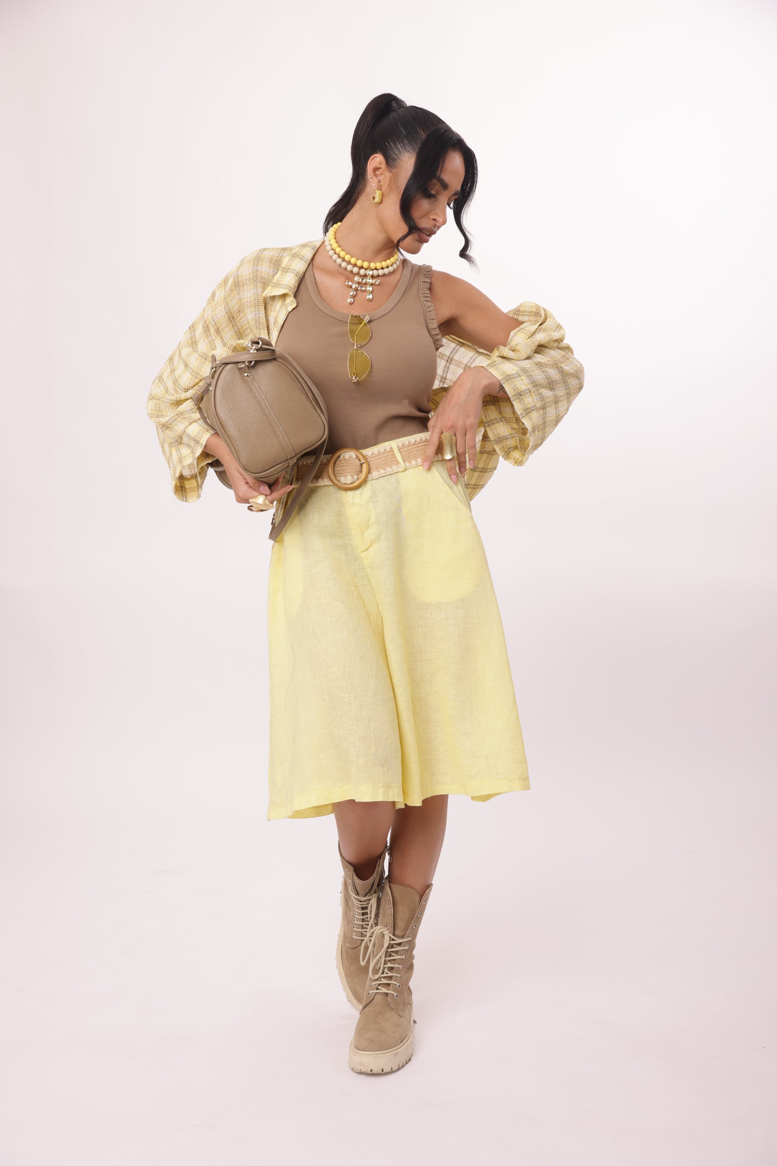 Pantagonna Midi Cinnamon giallo|Colore:Giallo
