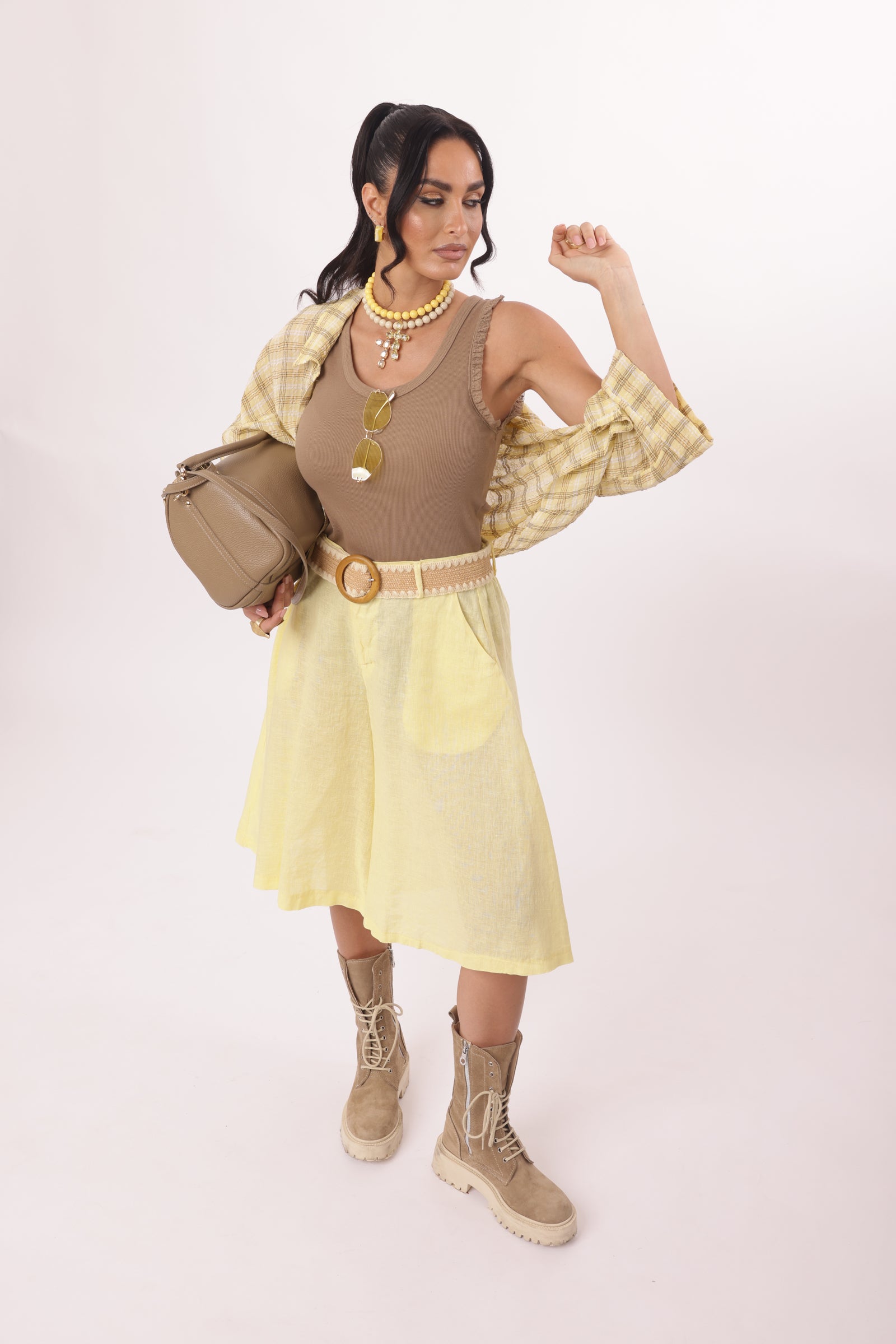 Pantagonna Midi Cinnamon giallo|Colore:Giallo