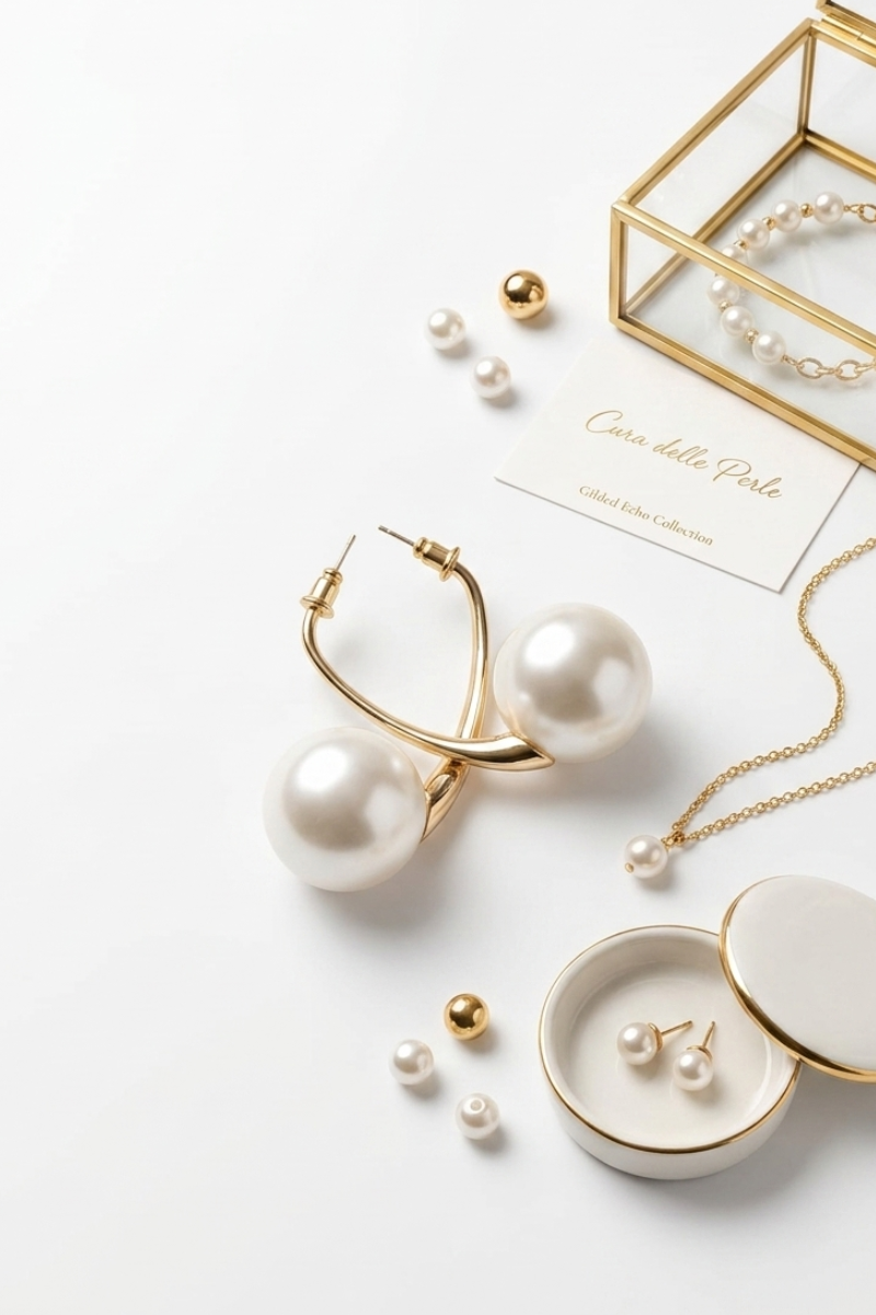 Orecchini Perla bianco perla|Colore:Bianco perla