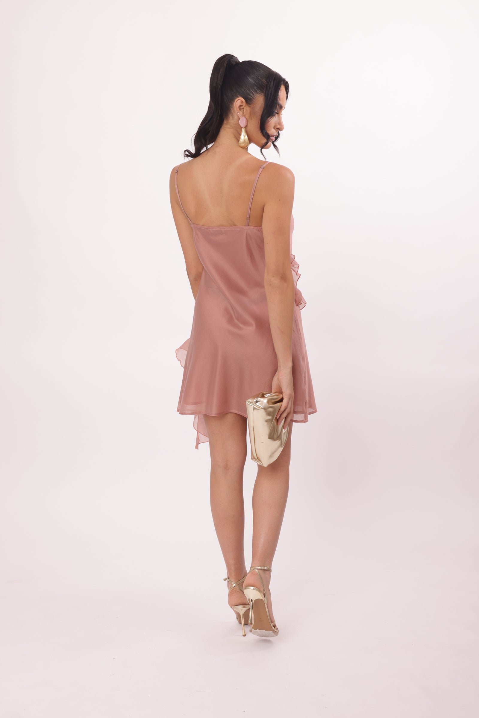 Abito Camille rosa antico|Colore:Rosa antico