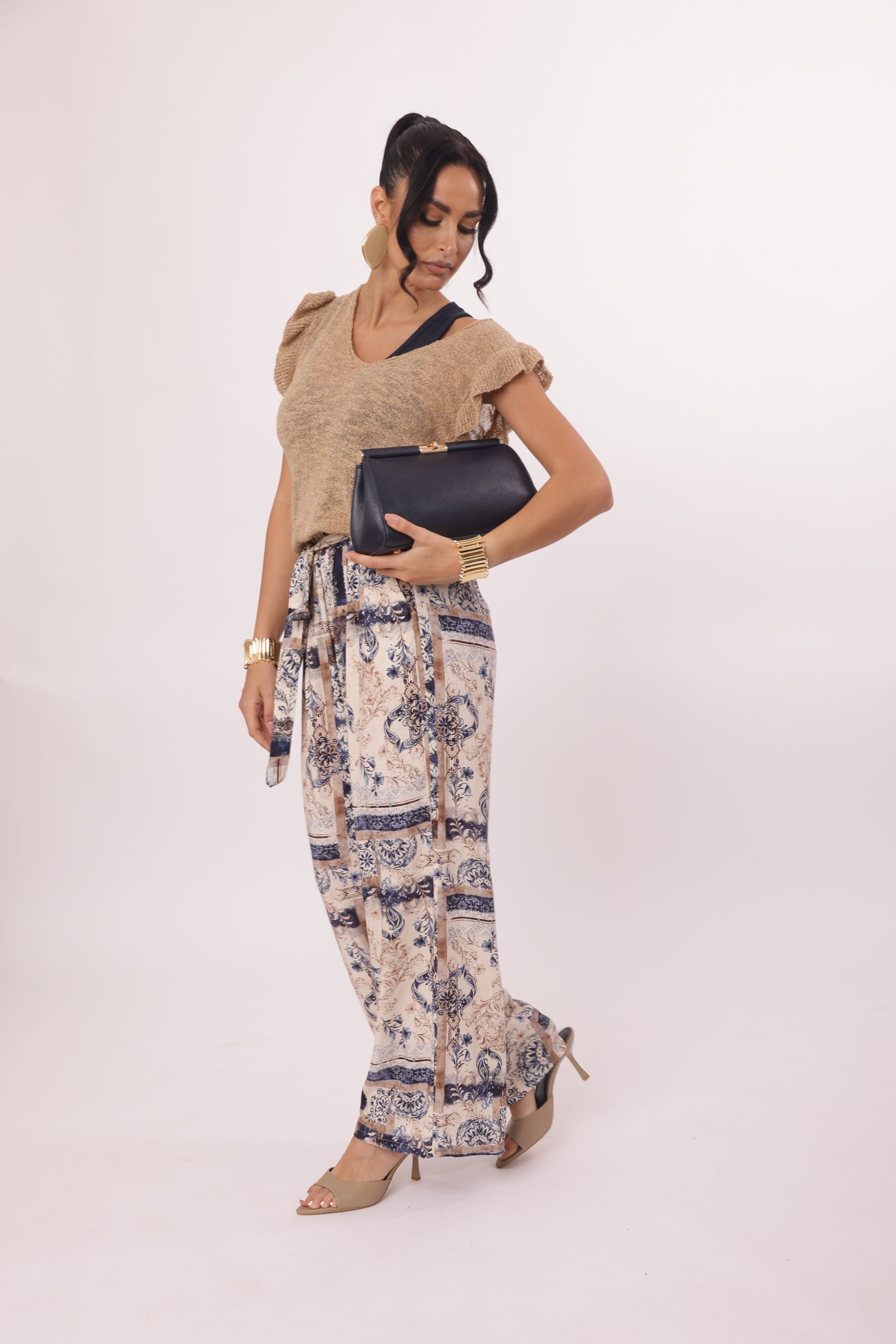 Pantalone Epoque blu|Colore:Blu