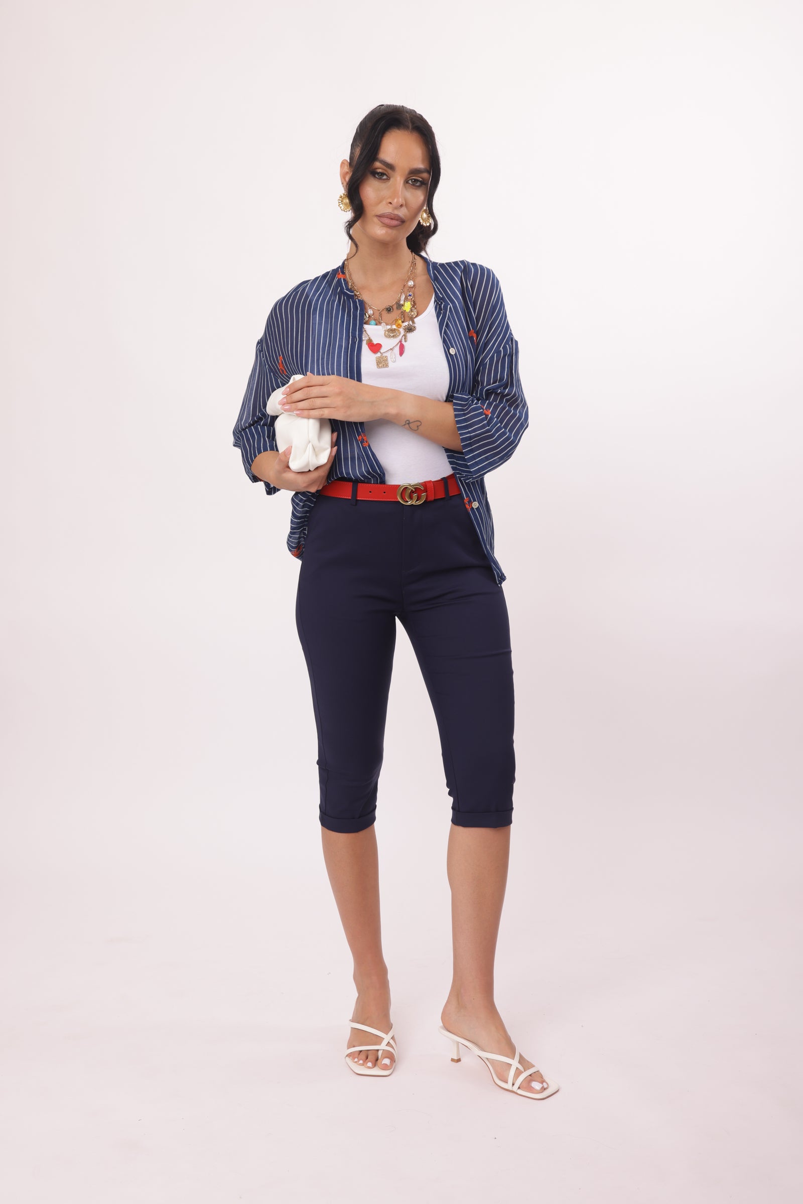 Pinocchietto Classy blu|Colore:Blu