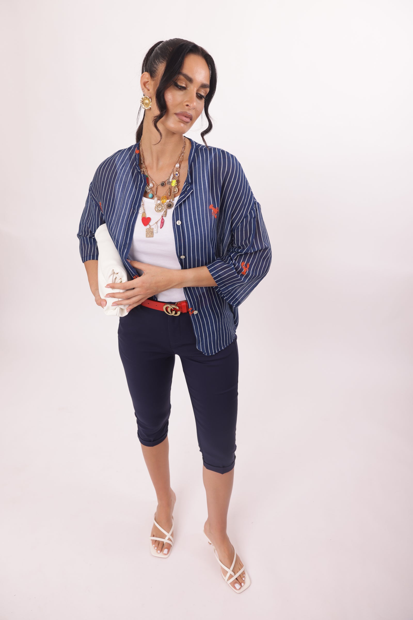 Pinocchietto Classy blu|Colore:Blu