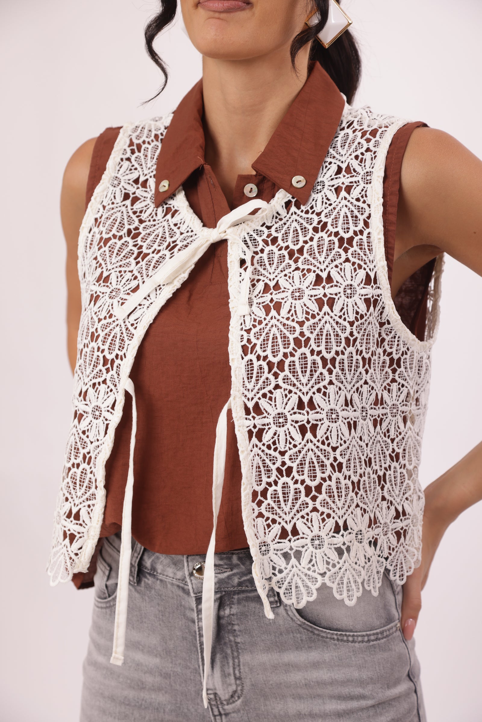 Gilet Morin bianco|Colore:Bianco