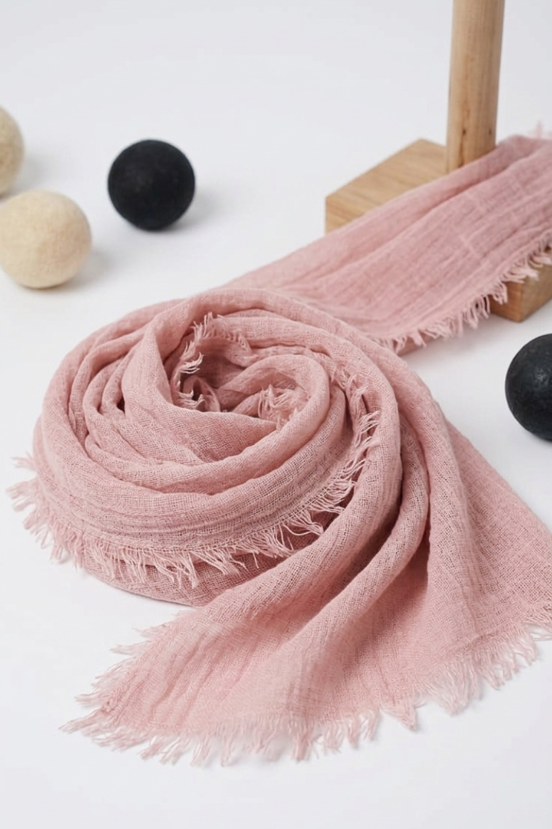 Foulard Fibra Bamboo rosa|Colore:Rosa