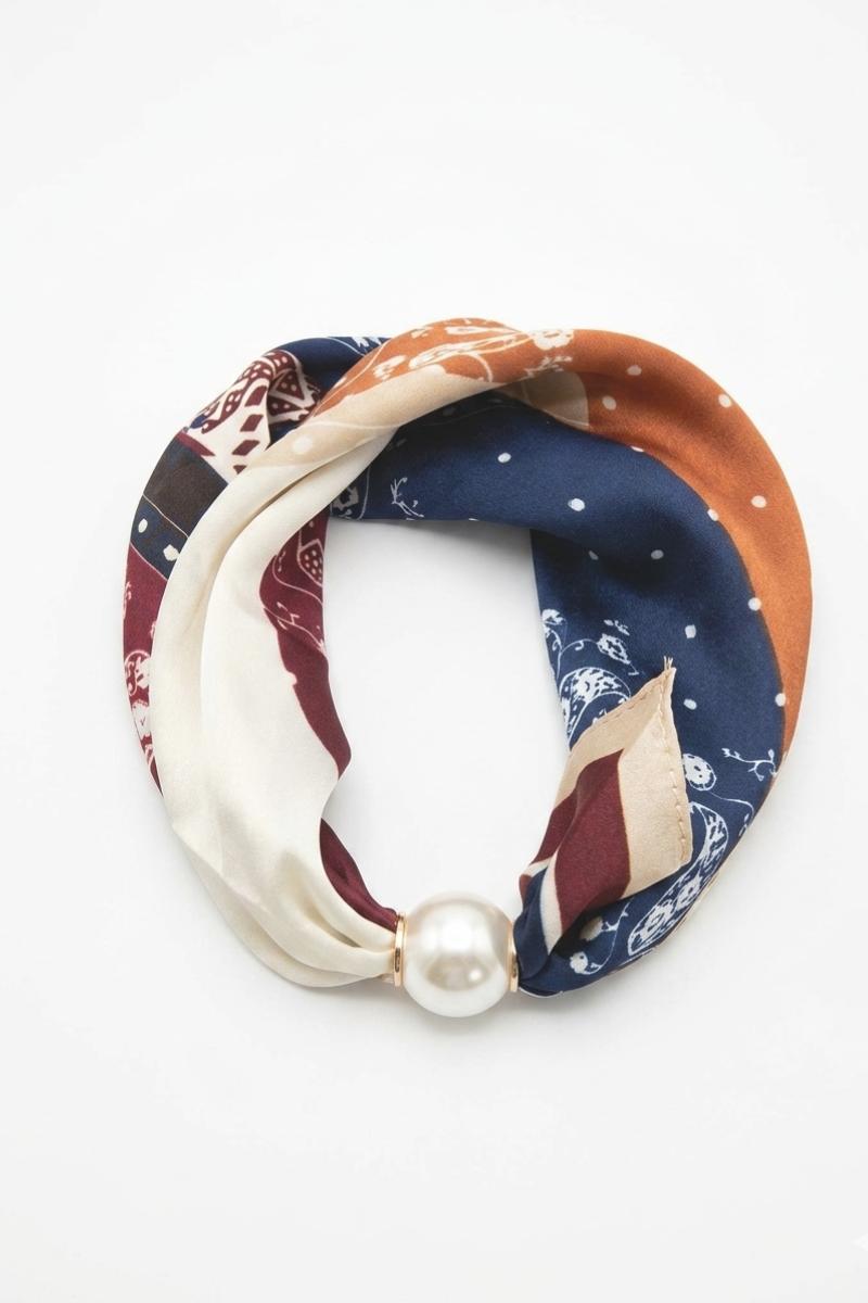 Foulard Fantasia Paisley multicolore|Colore:Multicolore