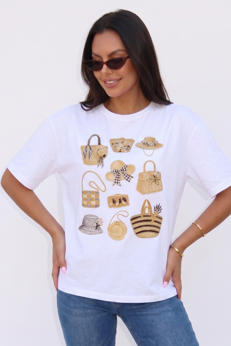 T-Shirt Capri testa di moro|Colore:Testa di moro