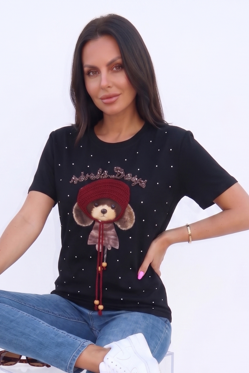 T-Shirt Toy nero|Colore:Nero