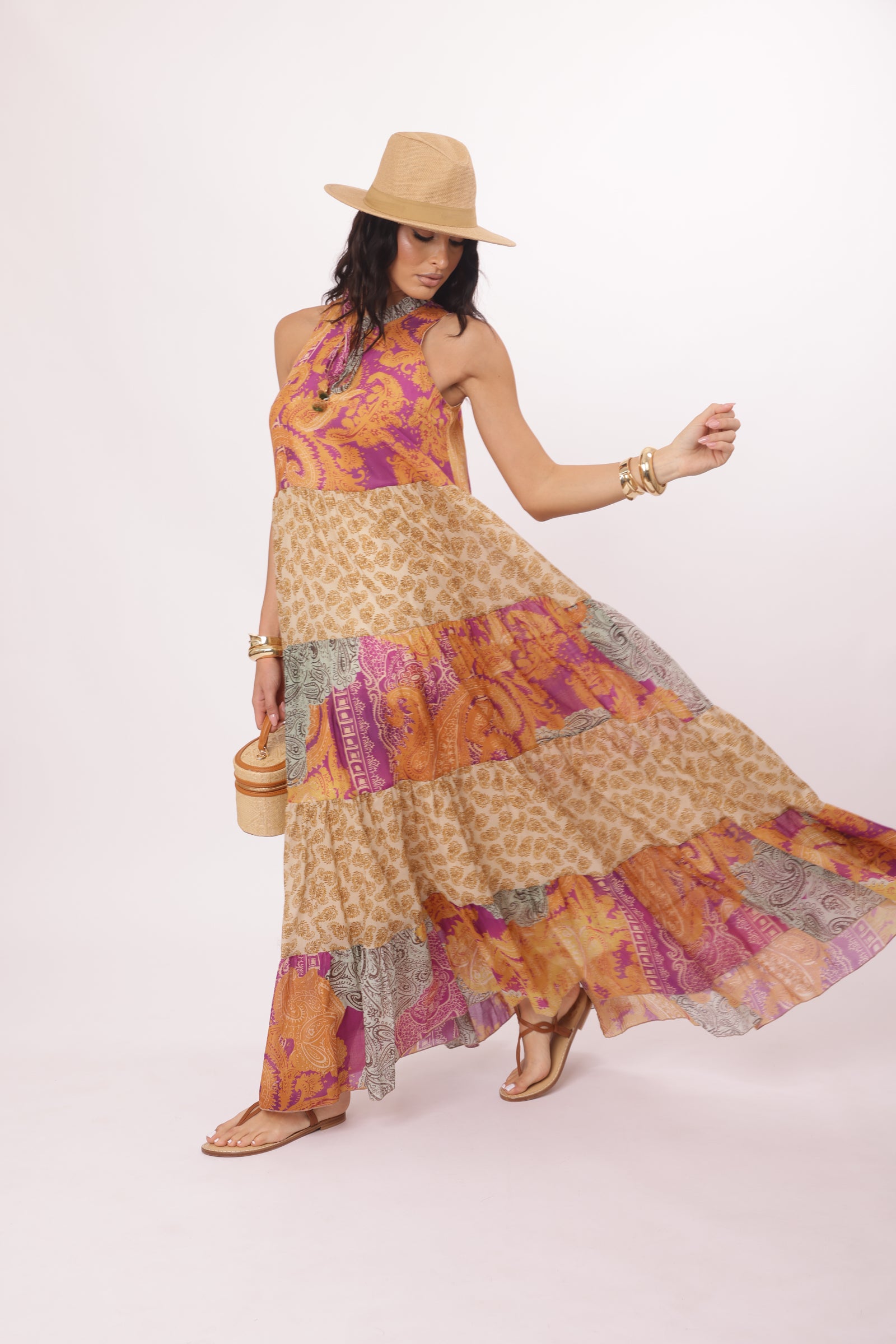 Abito Andalusa multicolore|Colore:Multicolore