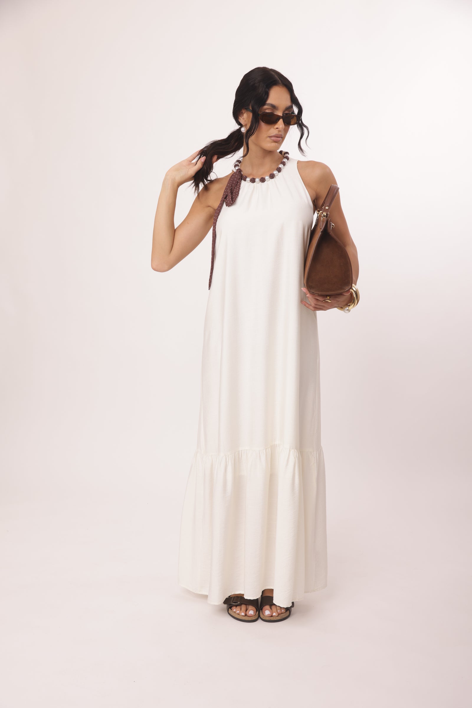 Abito Clelia bianco|Colore:Bianco