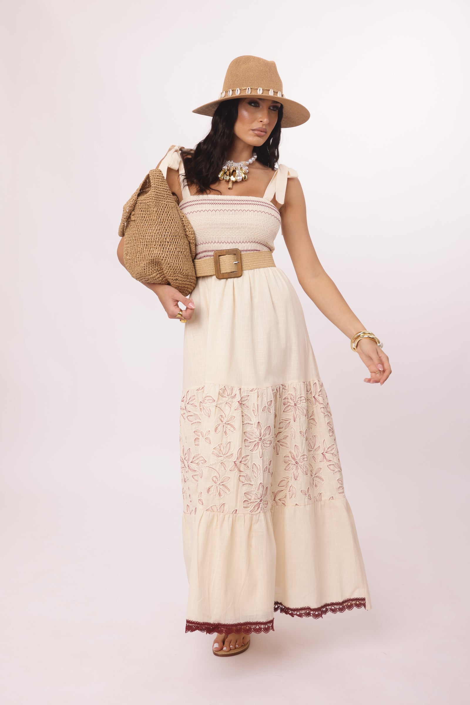 Abito Gitana avorio|Colore:Avorio
