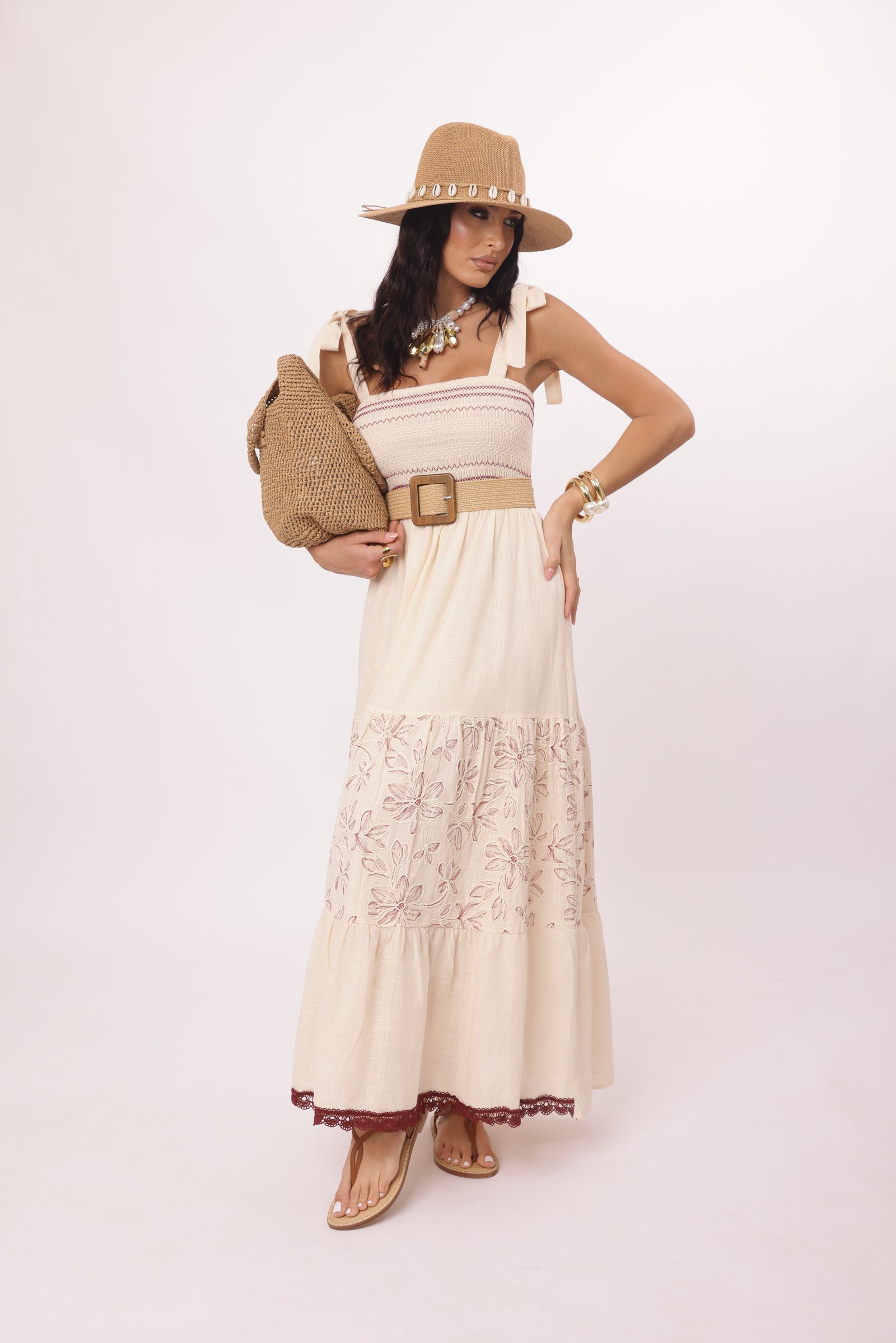 Abito Gitana avorio|Colore:Avorio