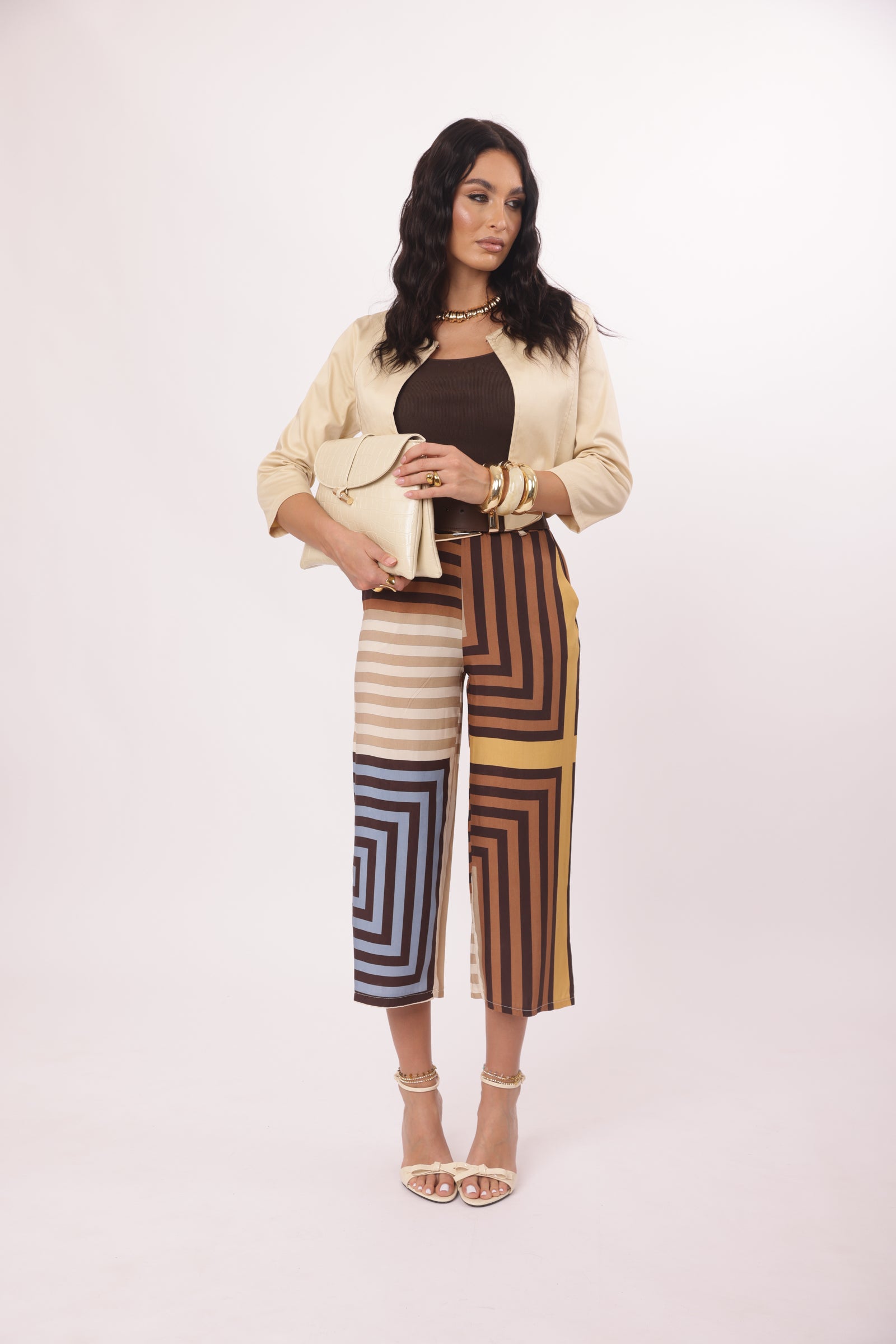 Pantalone Cuba beige|Colore:Beige