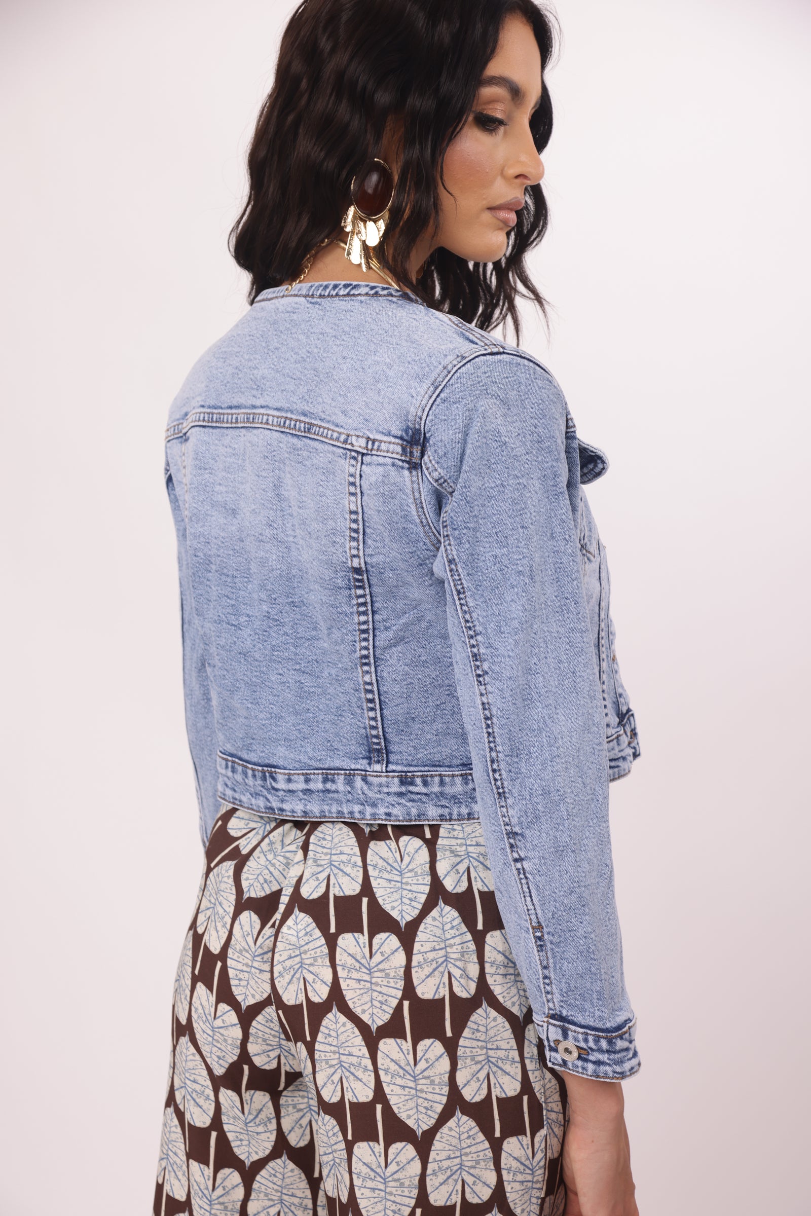 Giubbino Denim London denim chiaro|Colore:Denim chiaro
