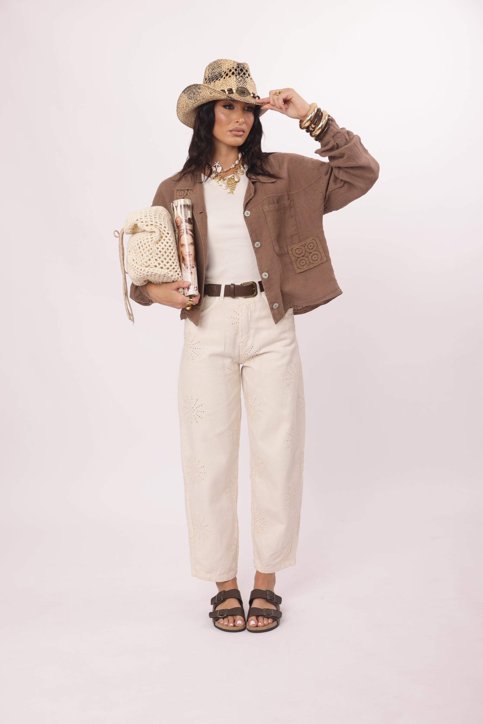Pantalone Mallorca beige chiaro|Colore:Beige chiaro