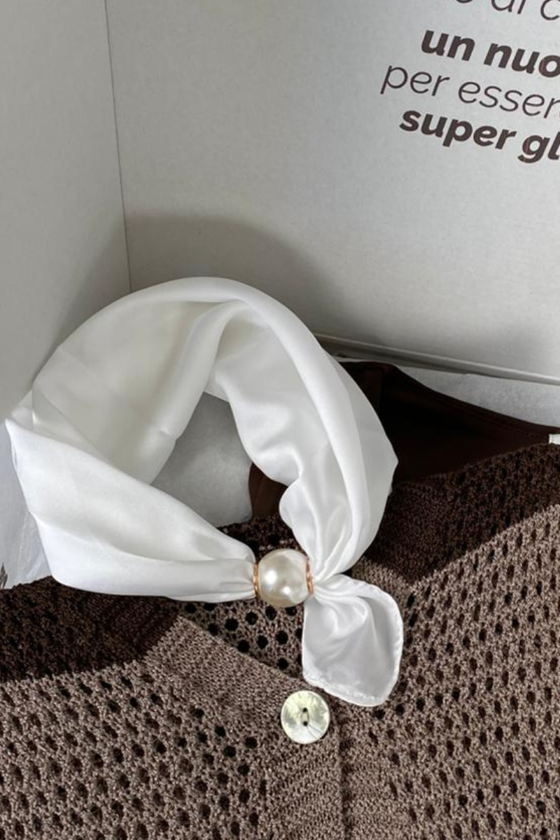 Foulard Licya bianco|Colore:Bianco