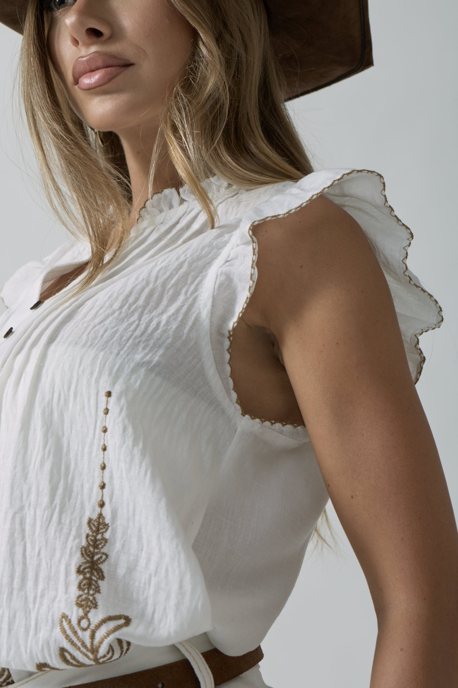 Blusa Alex cammello|Colore:Cammello