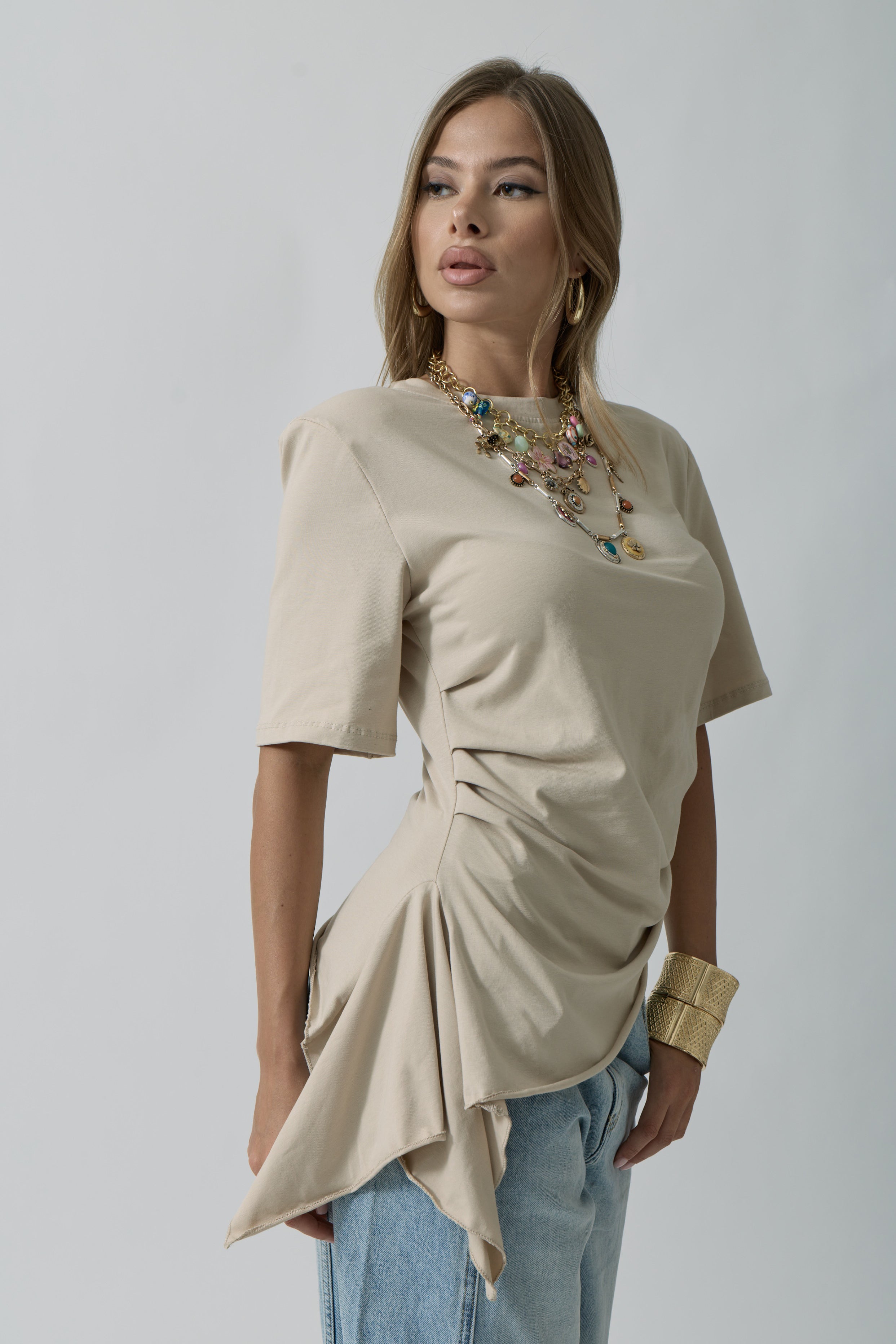 Maglia kristel beige|Colore:Beige