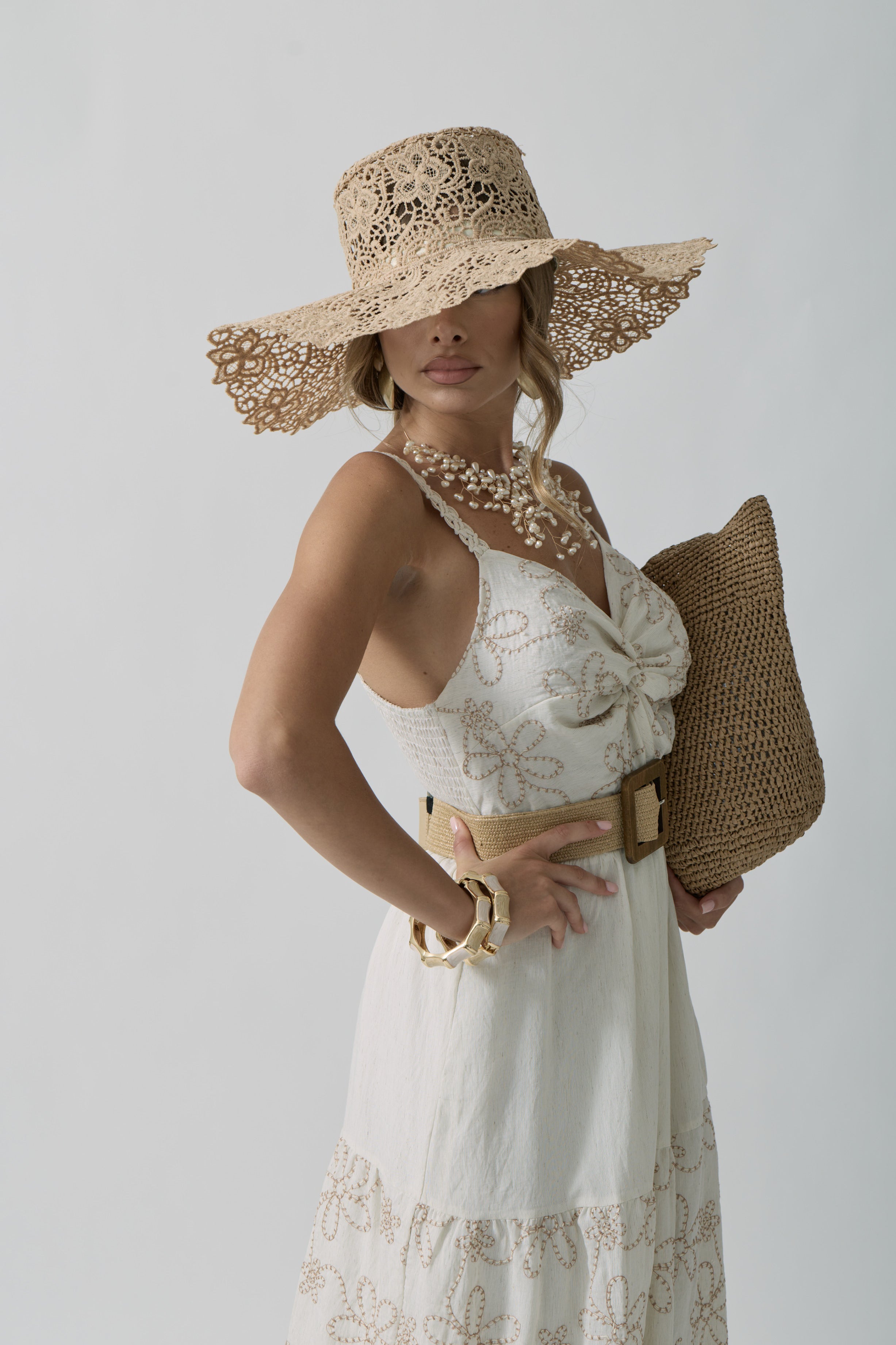 Cappello Flora cammello|Colore:Cammello