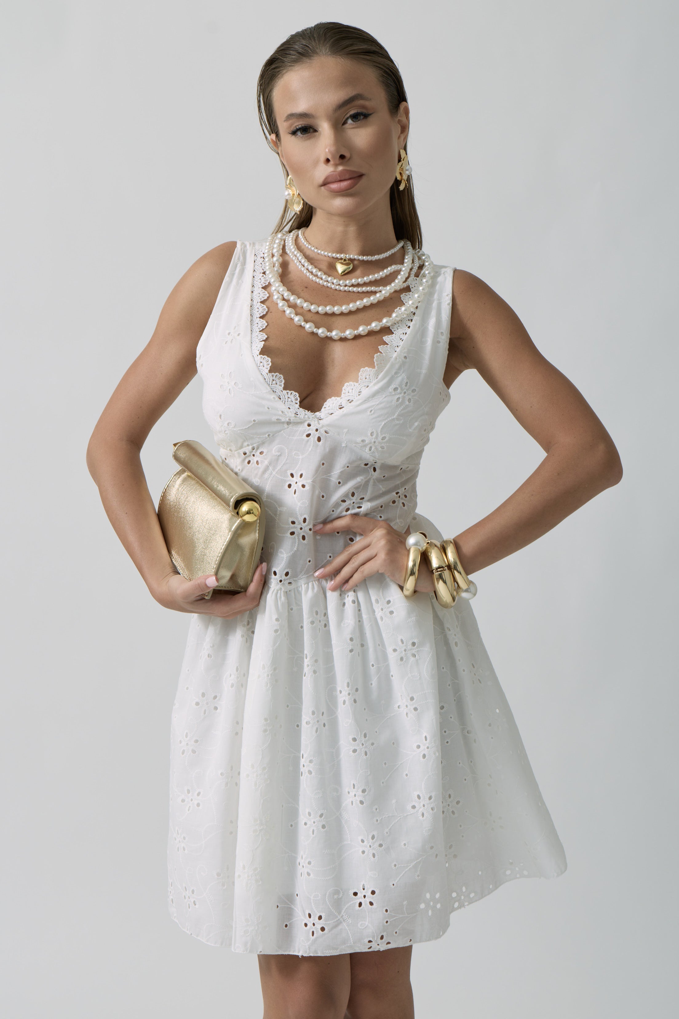 Abito Perla bianco|Colore:Bianco