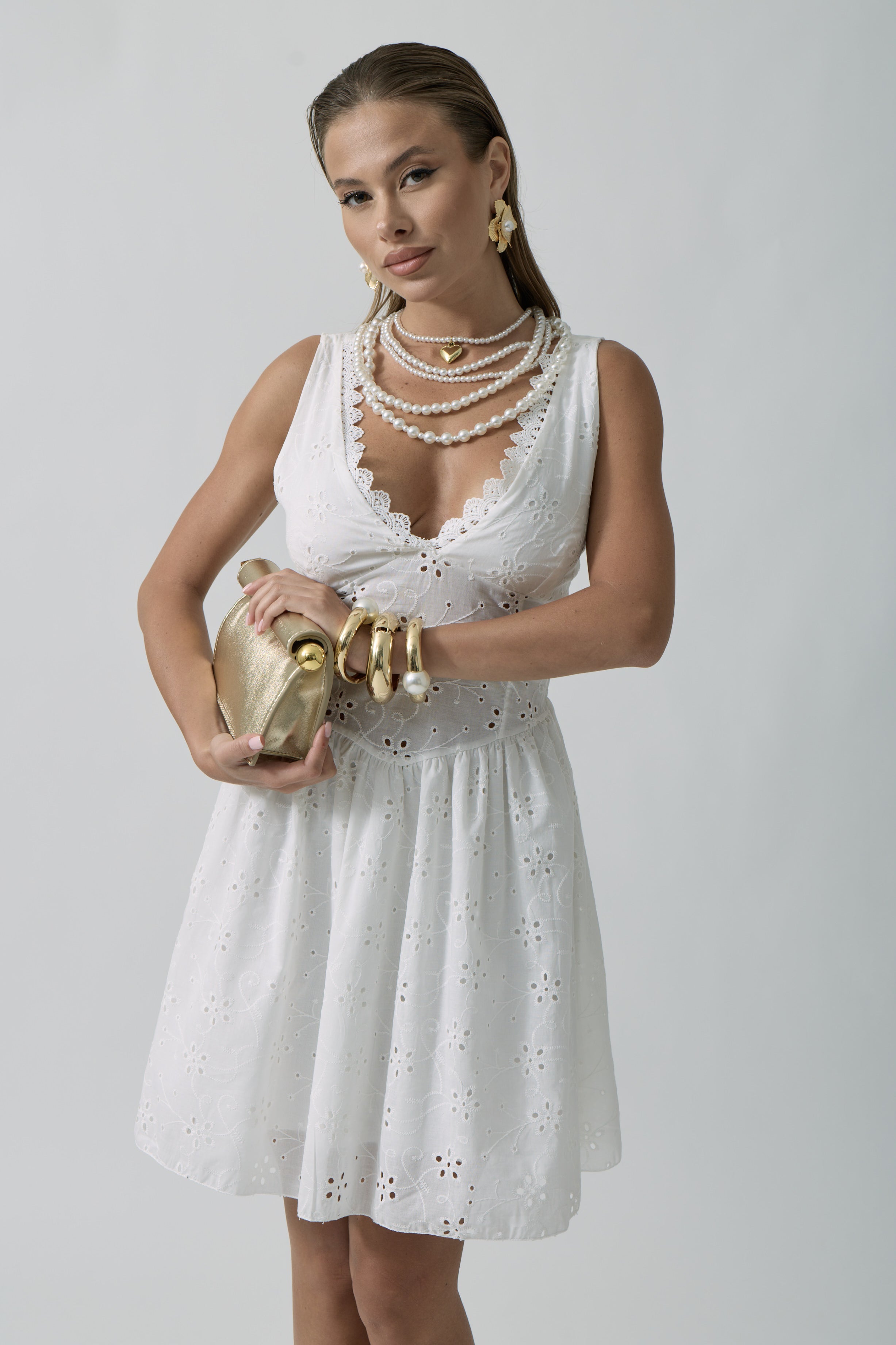 Abito Perla bianco|Colore:Bianco