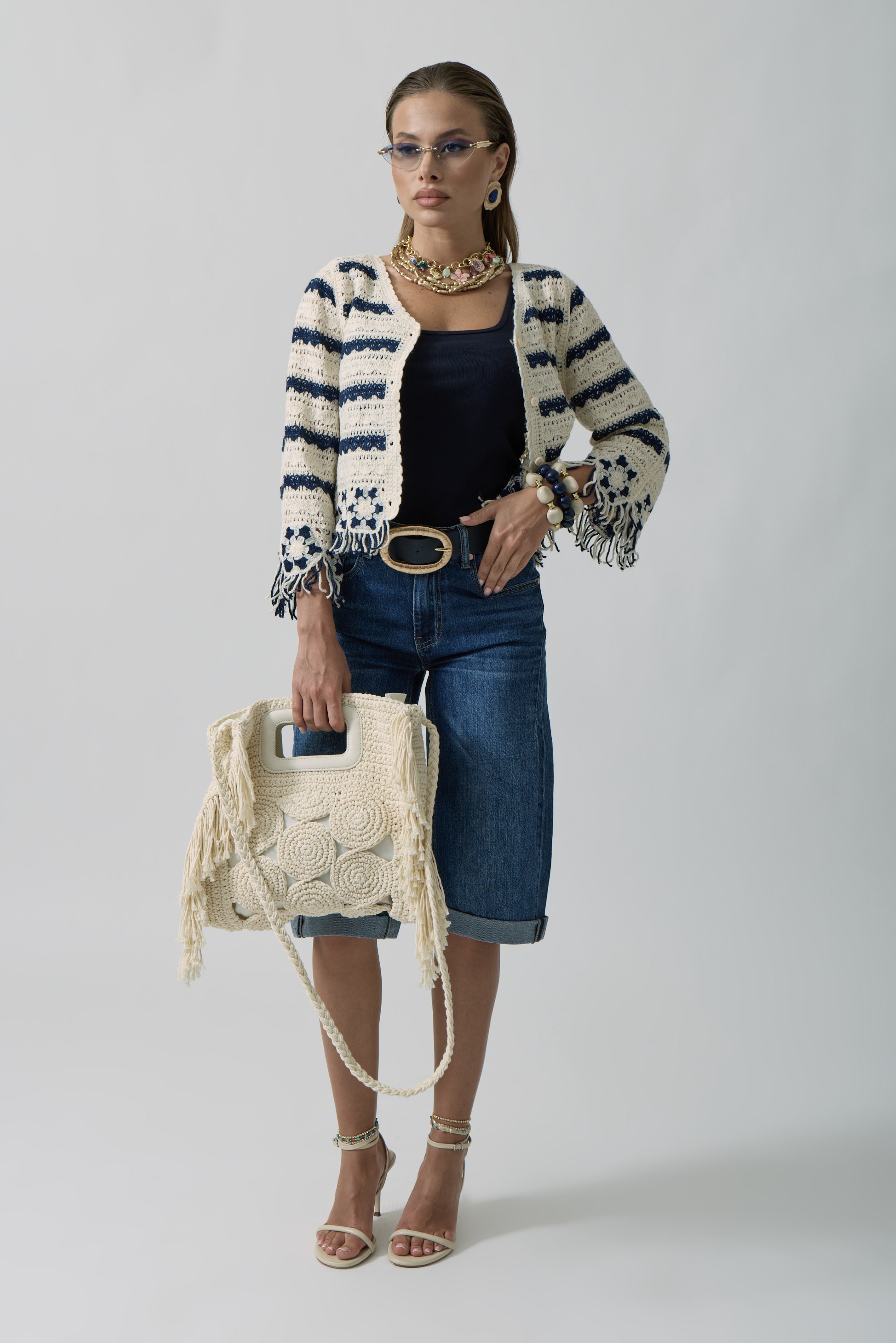 Bermuda Haiti denim|Colore:Denim