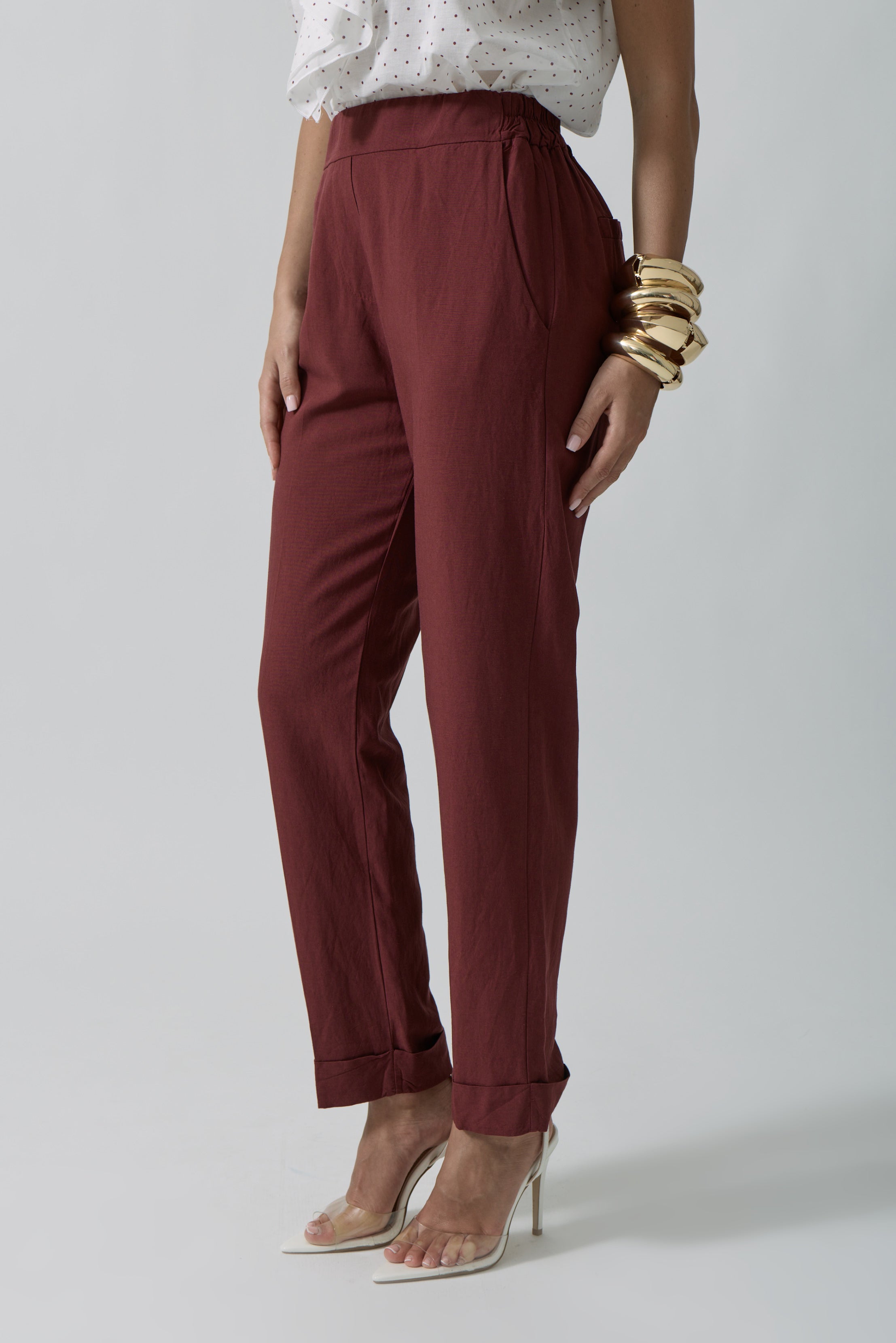 Pantalone Holly bordeaux|Colore:Bordeaux